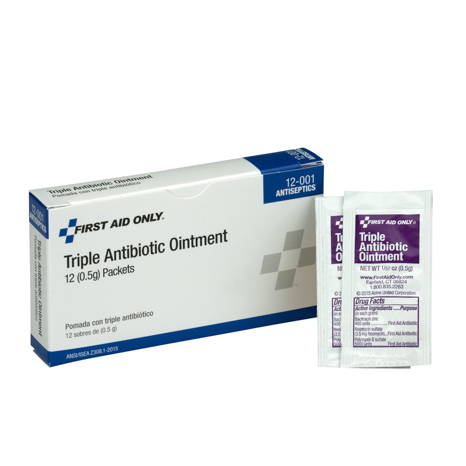 Triple Antibiotic Ointment, 12/bx (DROP SHIP ONLY - $150 Minimum Order)