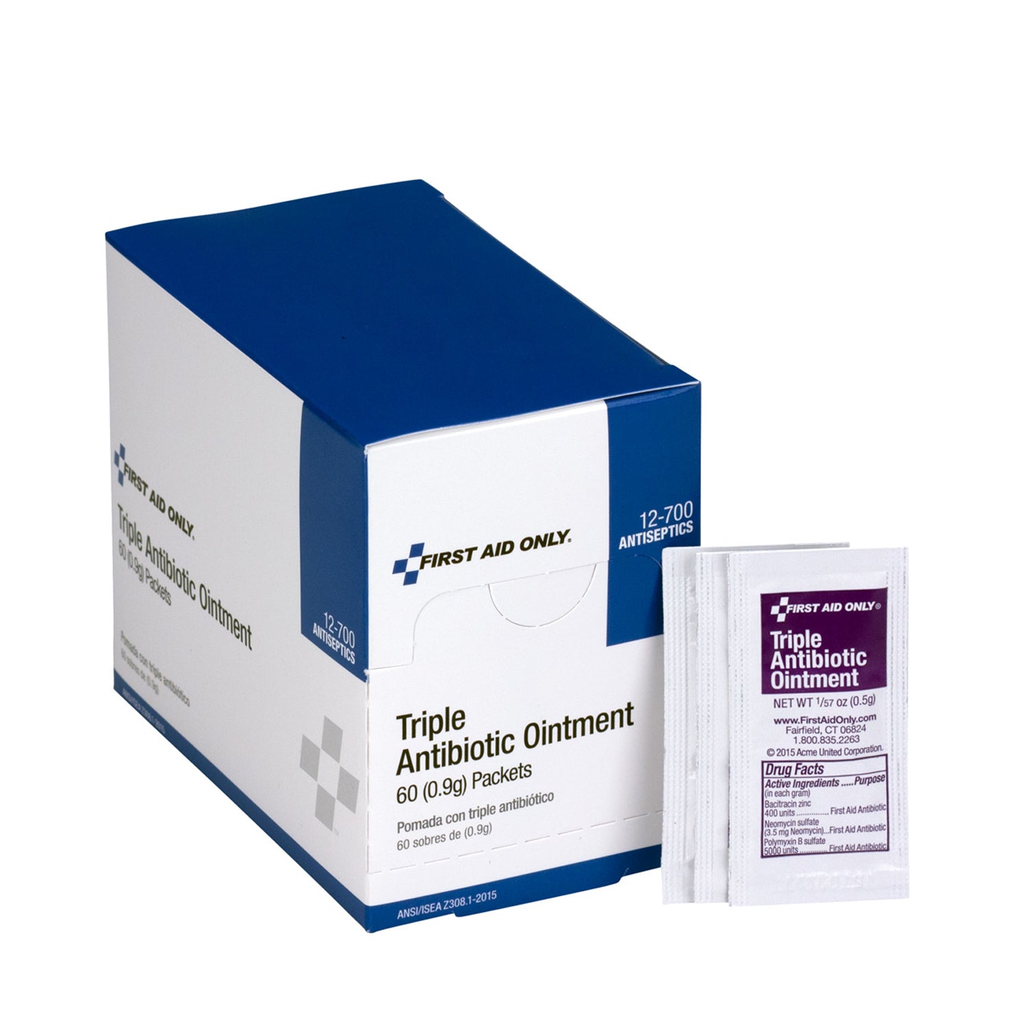 Triple Antibiotic Ointment, 60/bx  (DROP SHIP ONLY - $150 Minimum Order)
