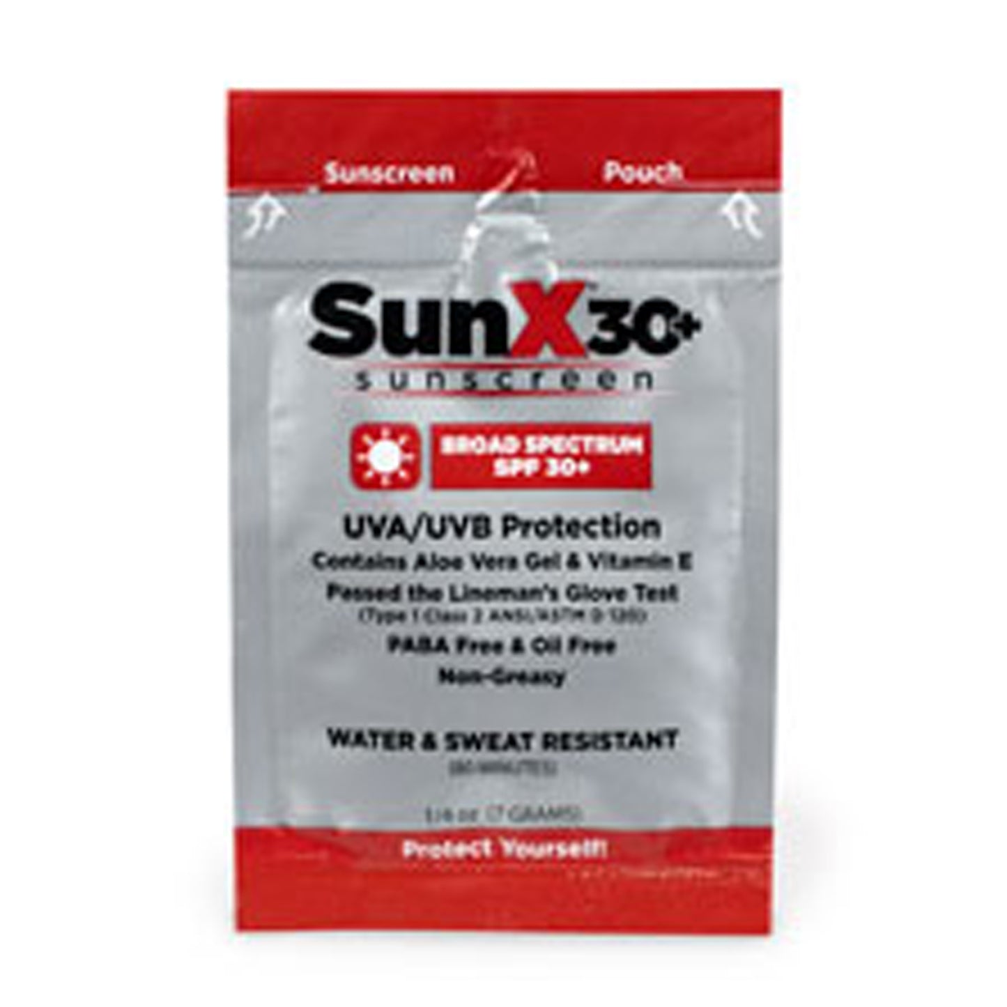 SunX30 Sunscreen Lotion Packets, 4/bx (DROP SHIP ONLY - $150 Minimum Order)