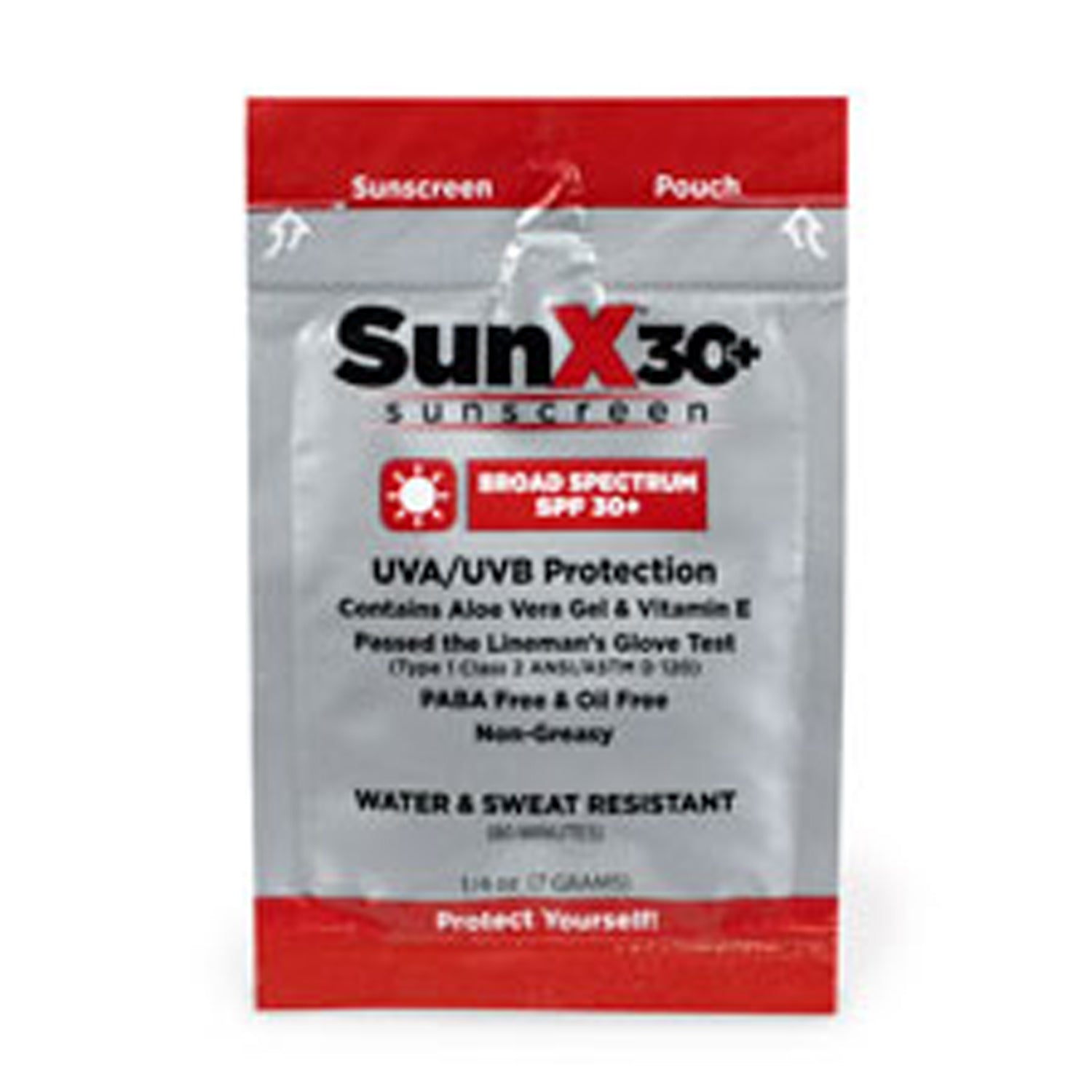 SunX30 Sunscreen Lotion Packets, 4/bx (DROP SHIP ONLY - $150 Minimum Order)