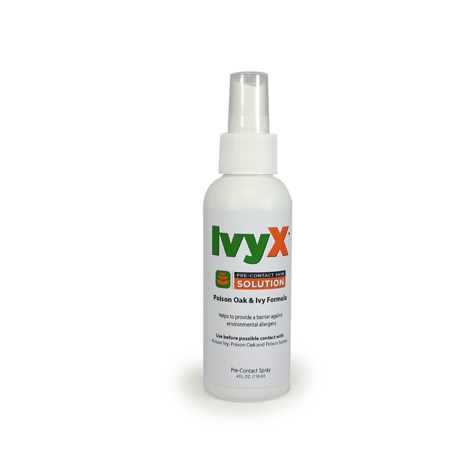 IvyX Pre-Contact Spray, 4oz, Pump , 12/cs (DROP SHIP ONLY - $150 Minimum Order)