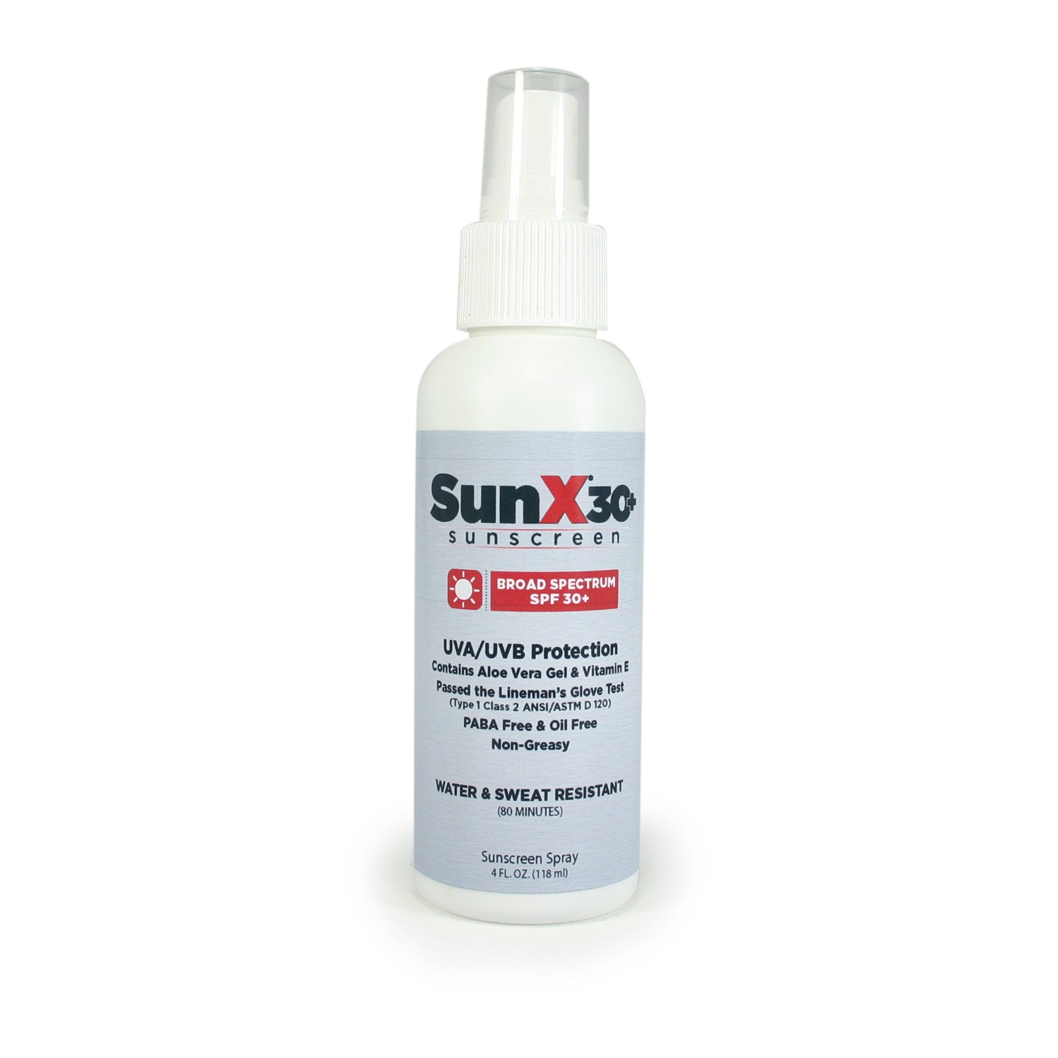 SunX30 Sunscreen Spray, 4oz, Pump  , 12/cs (DROP SHIP ONLY - $150 Minimum Order)