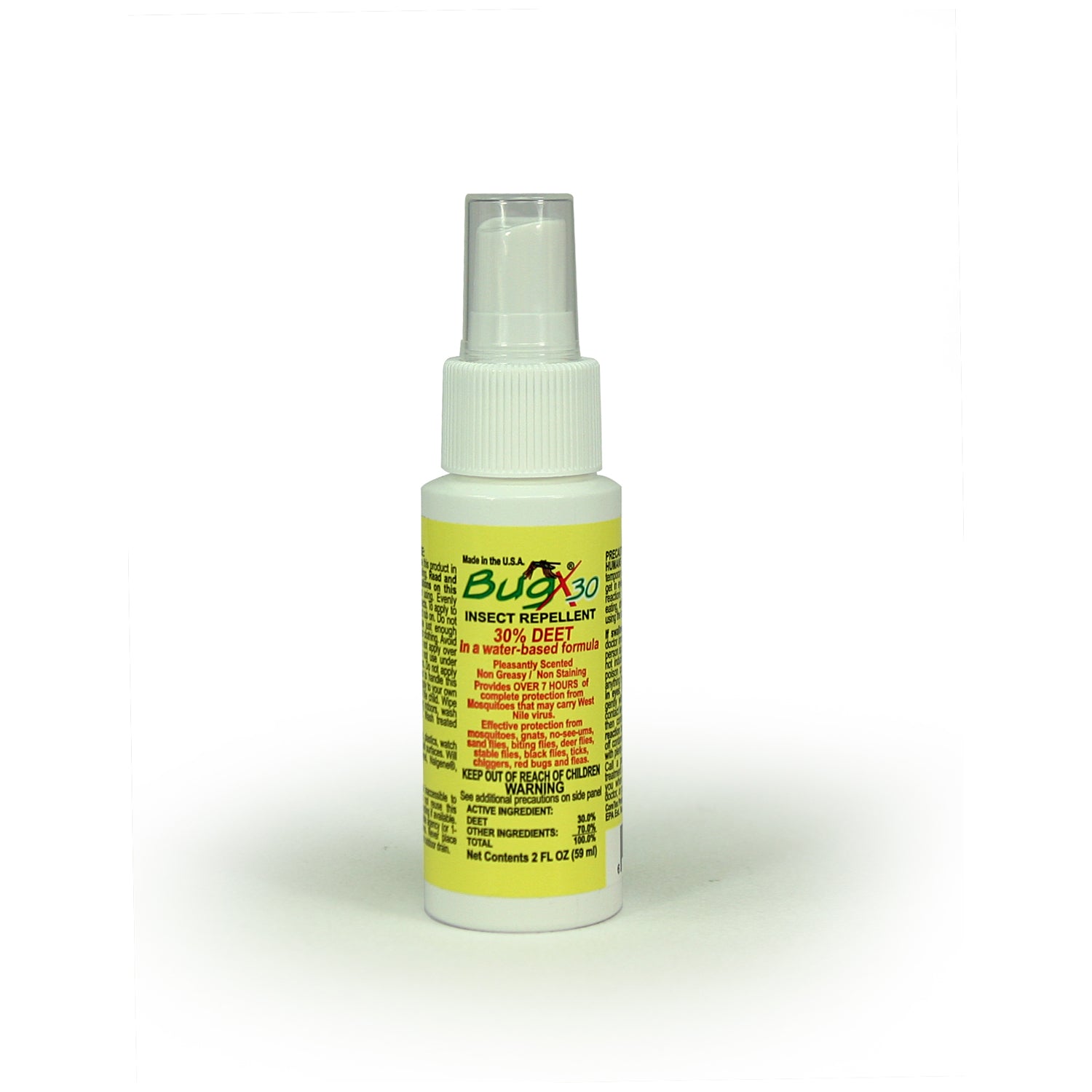 BugX30 Insect Repellent Spray DEET, 2oz btl , 12/cs (DROP SHIP ONLY - $150 Minimum Order)