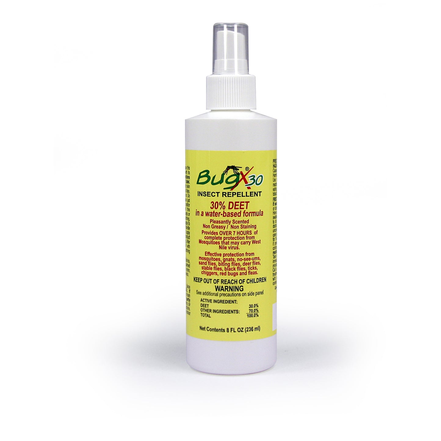 BugX30 Insect Repellent Spray DEET, 8oz btl , 12/cs (DROP SHIP ONLY - $150 Minimum Order)