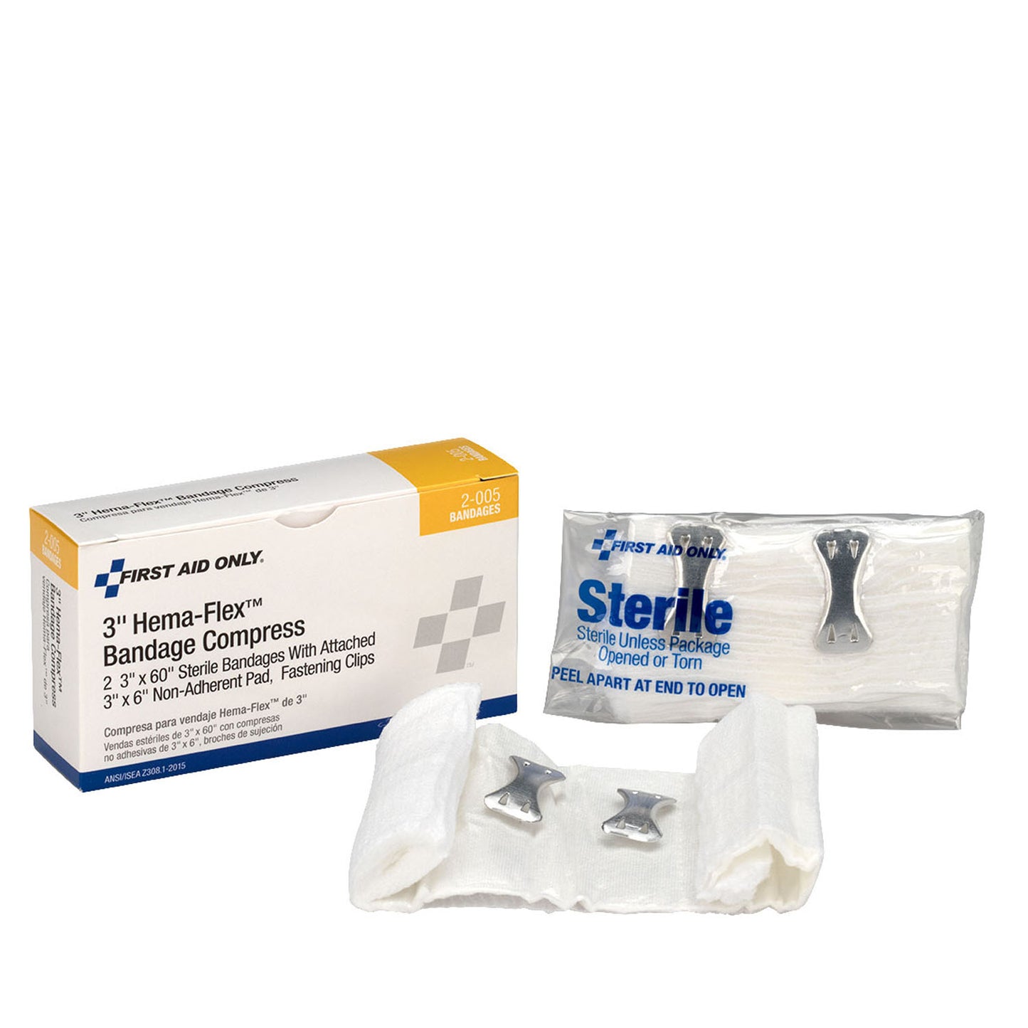 Hema-Flex Bandage Compress, 3", 2/bx  (DROP SHIP ONLY - $150 Minimum Order)