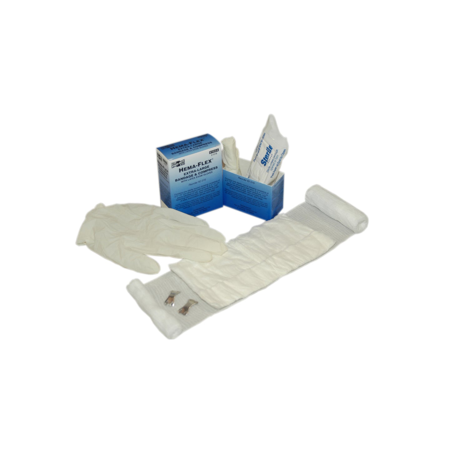 Hema-Flex Bandage Compress, 5"x9", (2) Nitrile Gloves (DROP SHIP ONLY - $150 Minimum Order)