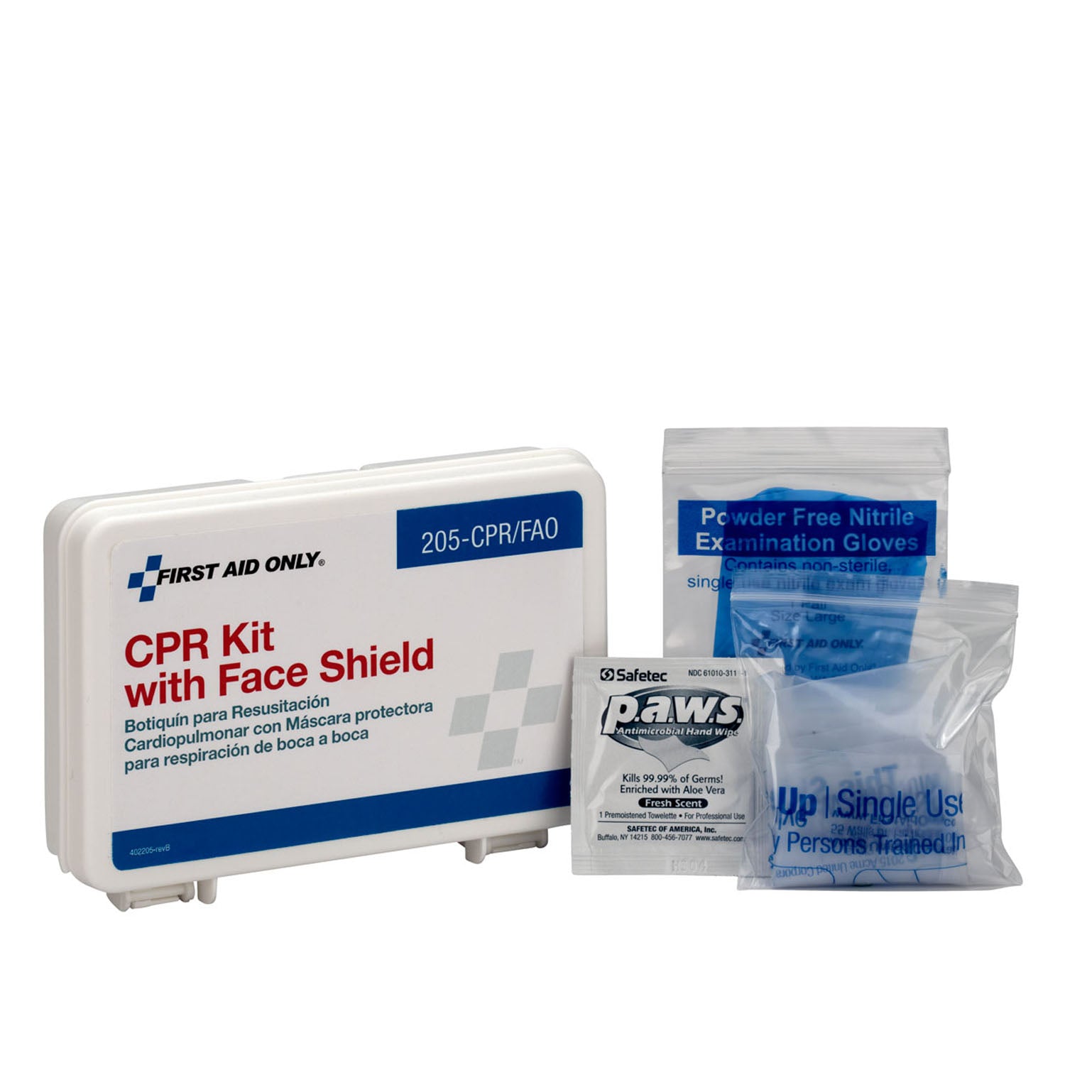 CPR Kit, Single Use, Plastic Case (DROP SHIP ONLY - $150 Minimum Order)
