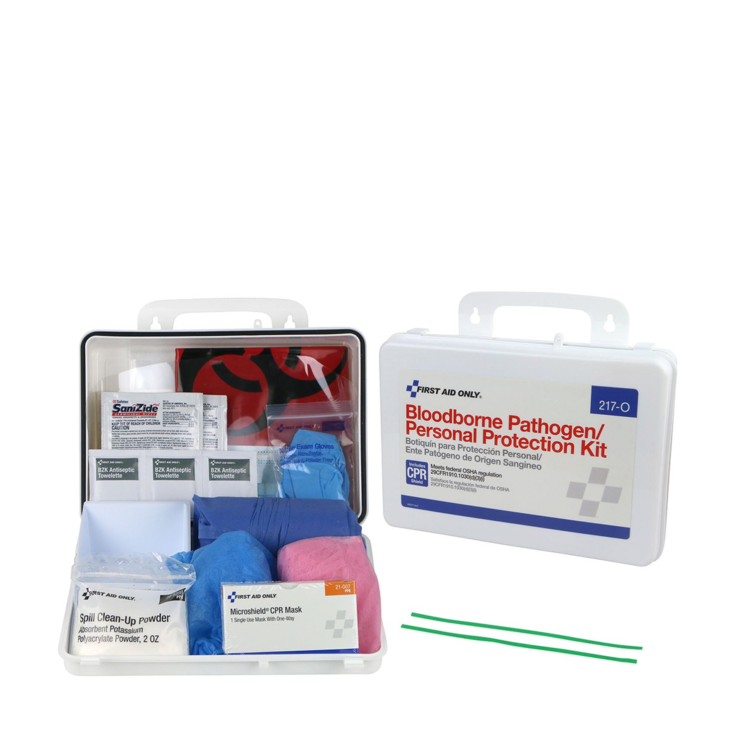 BBP Spill Clean Up Kit w/ CPR Microshield, Plastic Case (DROP SHIP ONLY - $150 Minimum Order)