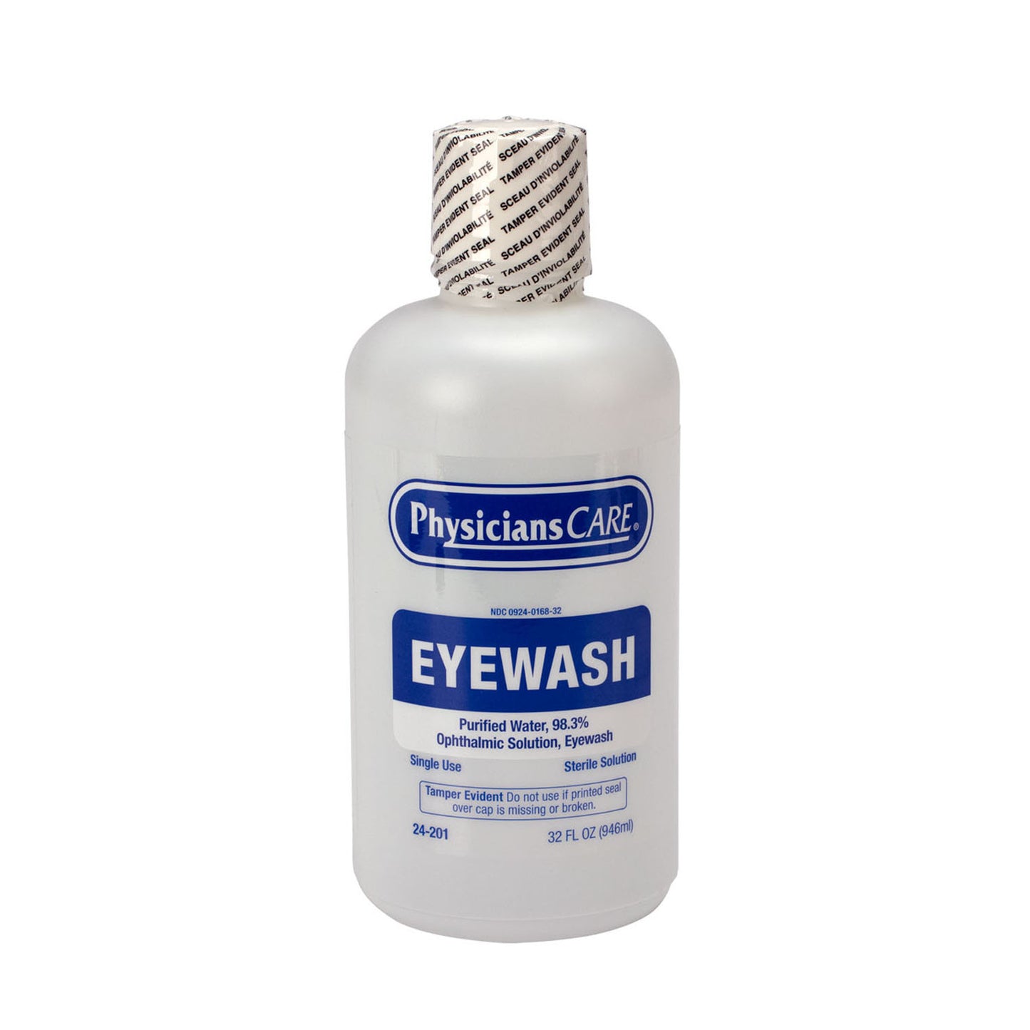 Eyewash Station, Double 32oz Screw Cap Bottle , 6/cs (DROP SHIP ONLY - $150 Minimum Order)