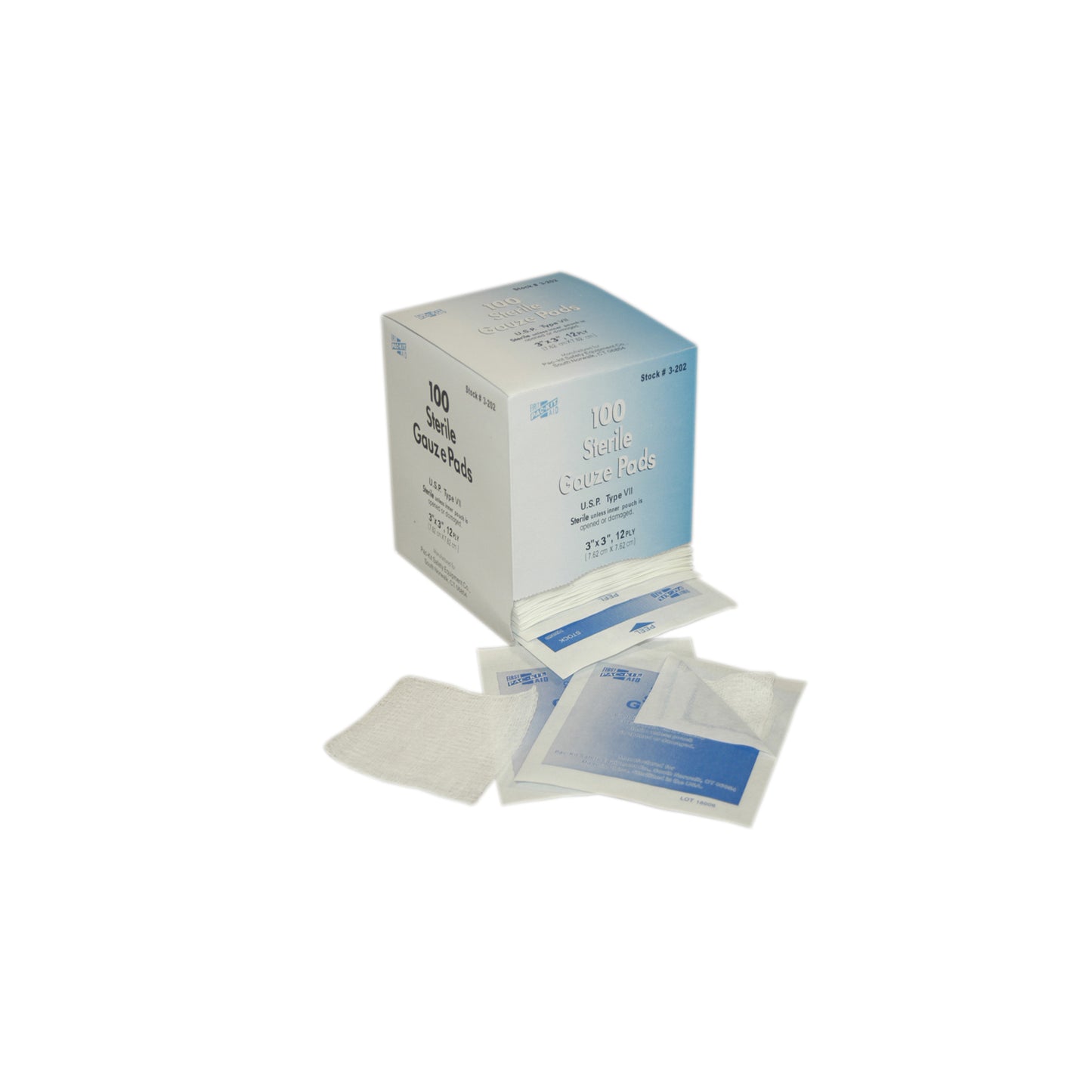 Sterile Gauze Pads, 4"x4", 10/bx (DROP SHIP ONLY - $150 Minimum Order)