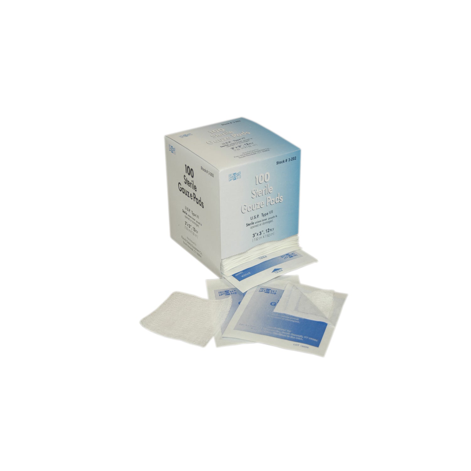 Sterile Gauze Pads, 4"x4", 10/bx (DROP SHIP ONLY - $150 Minimum Order)