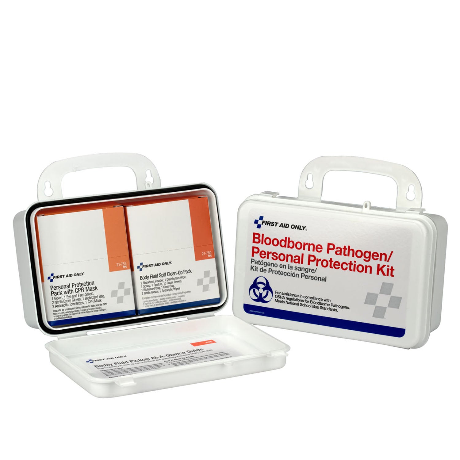 BBP Unitized Spill Clean Up Kit, w/ CPR, Plastic Case (DROP SHIP ONLY - $150 Minimum Order)