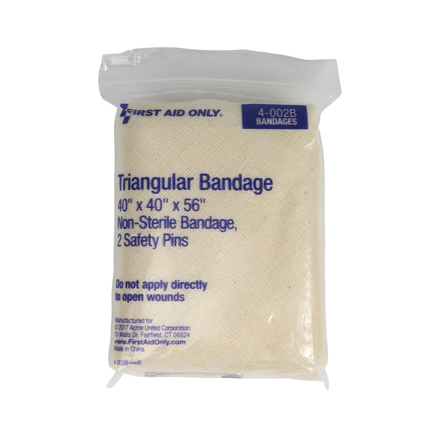 Muslin Triangular Bandage, 40"x40"x56", 1/bg  (DROP SHIP ONLY - $150 Minimum Order)