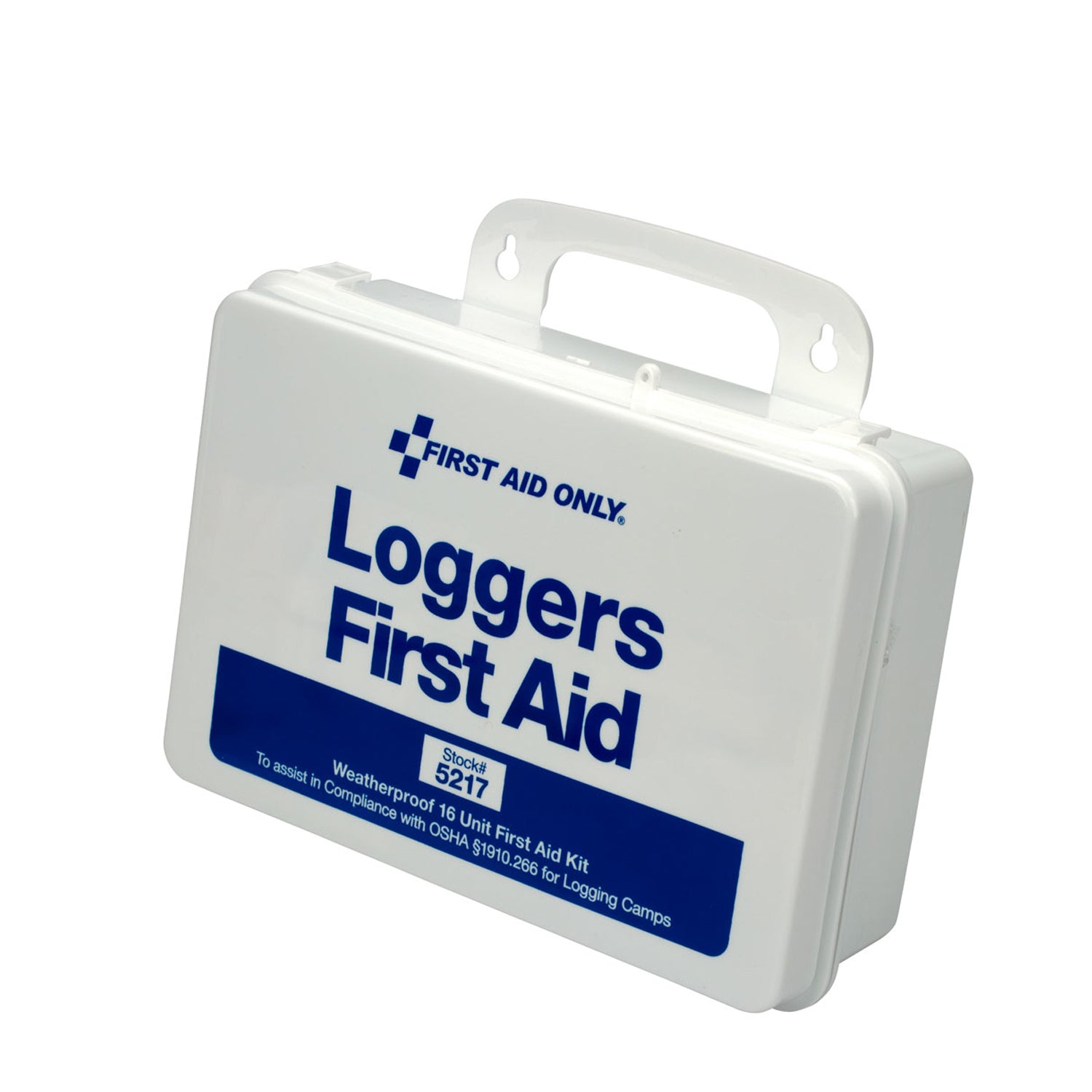 Loggers First Aid Kit, 25 Person, Plastic Case, Custom Logo , 48/cs (DROP SHIP ONLY - $150 Minimum Order)