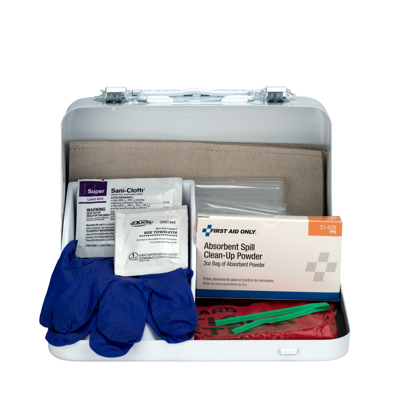 BBP Spill Clean Up Kit, Metal Case (DROP SHIP ONLY - $150 Minimum Order)