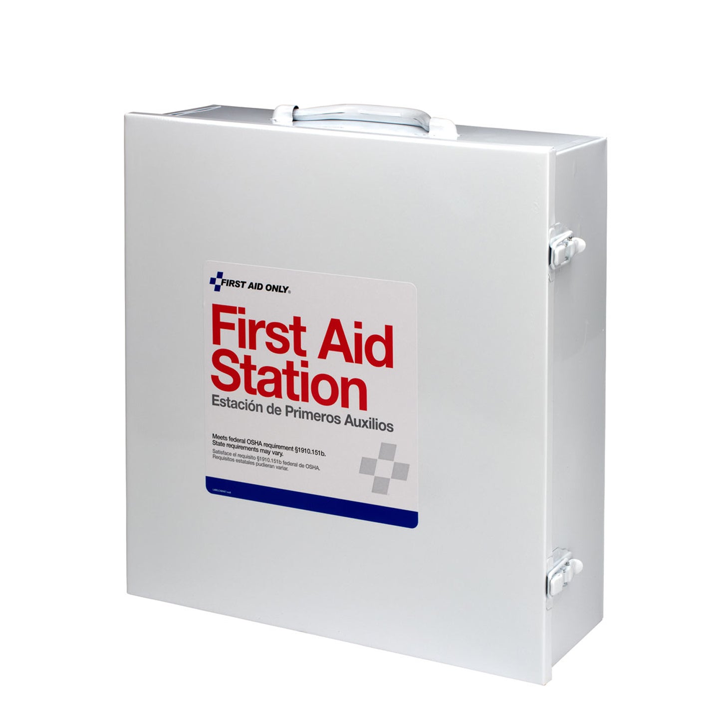 3 Shelf First Aid Metal Cabinet, Custom Logo , 10/cs (DROP SHIP ONLY - $150 Minimum Order)