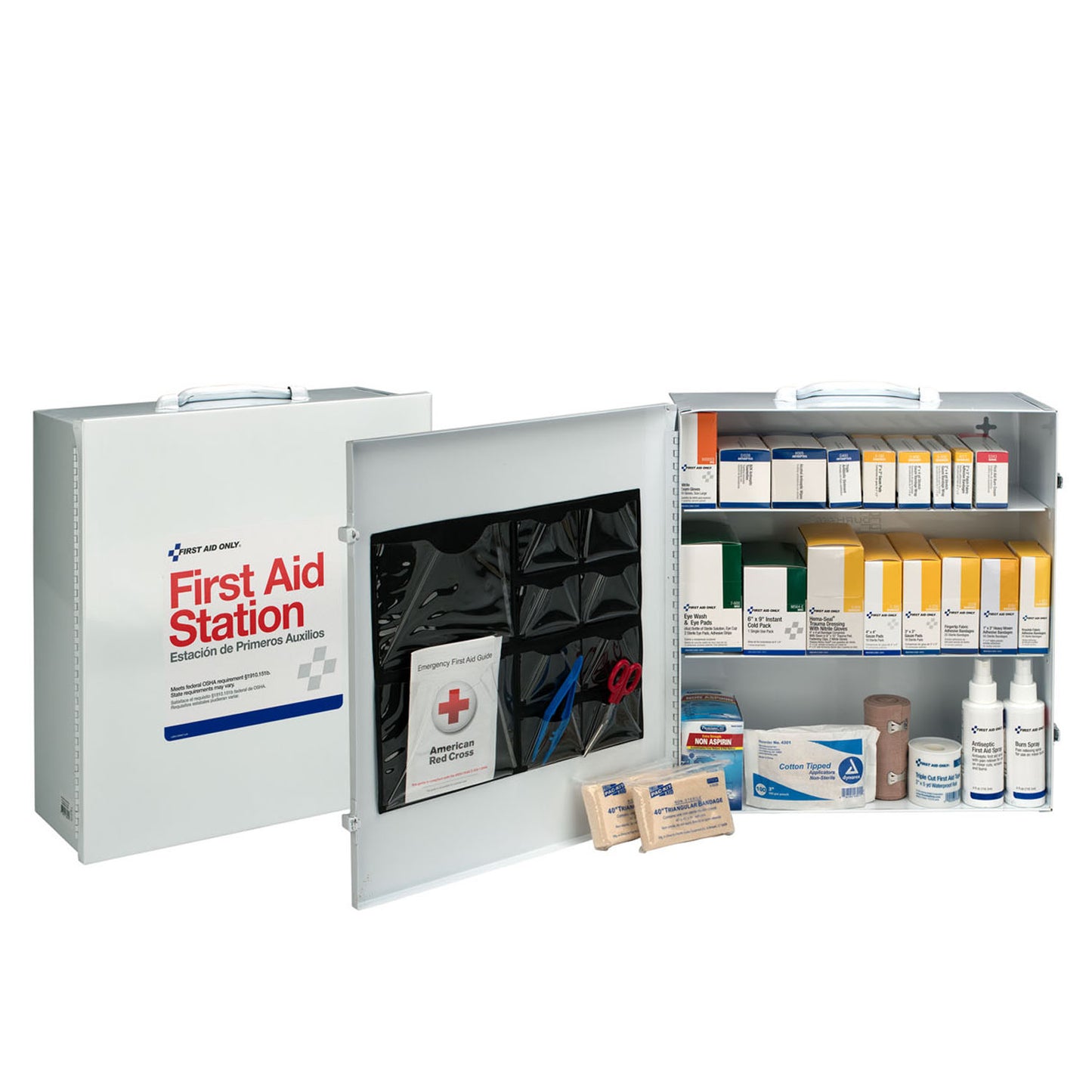 3 Shelf First Aid Metal Cabinet (DROP SHIP ONLY - $150 Minimum Order)
