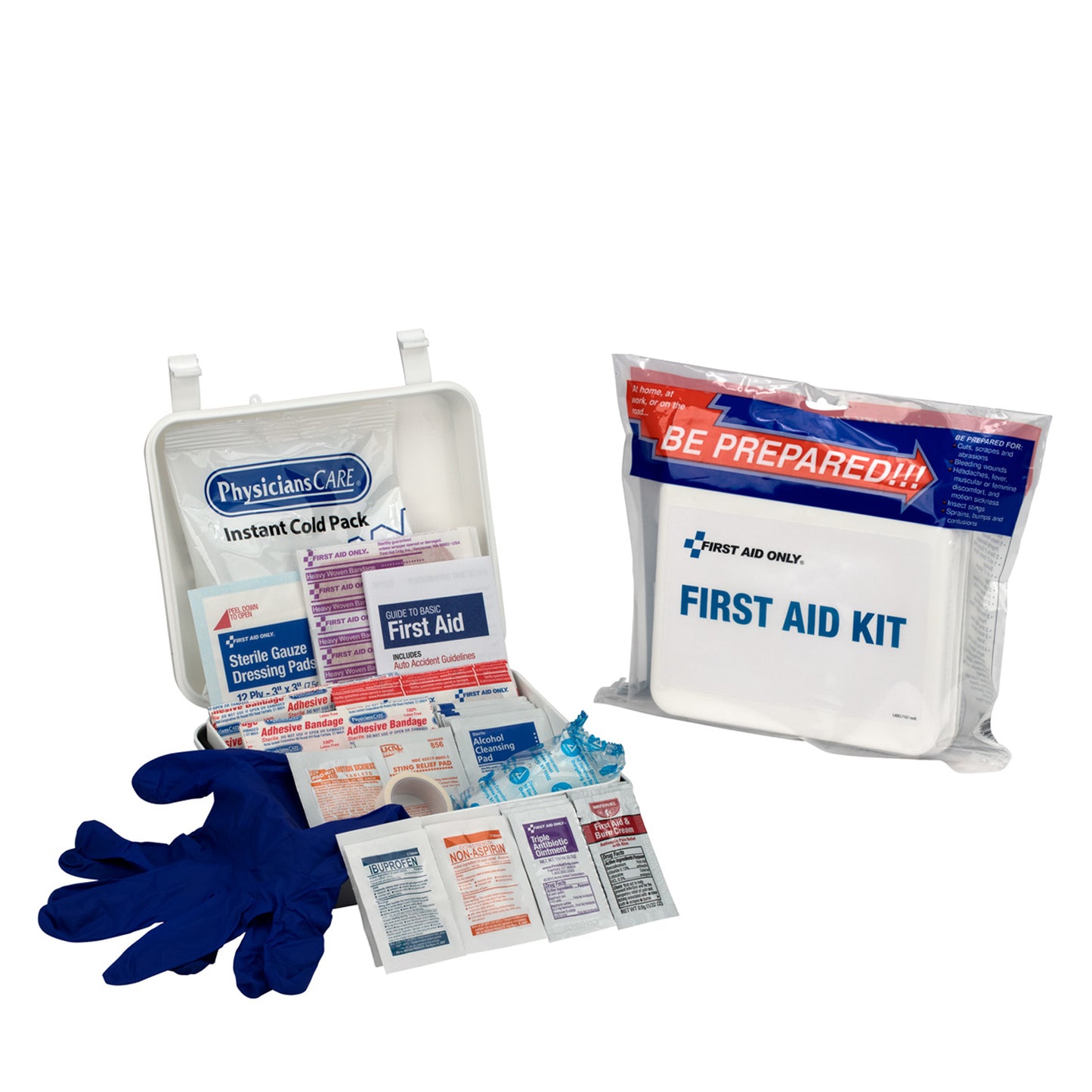 Travel First Aid Kit, 68 Piece, Plastic Case (DROP SHIP ONLY - $150 Minimum Order)