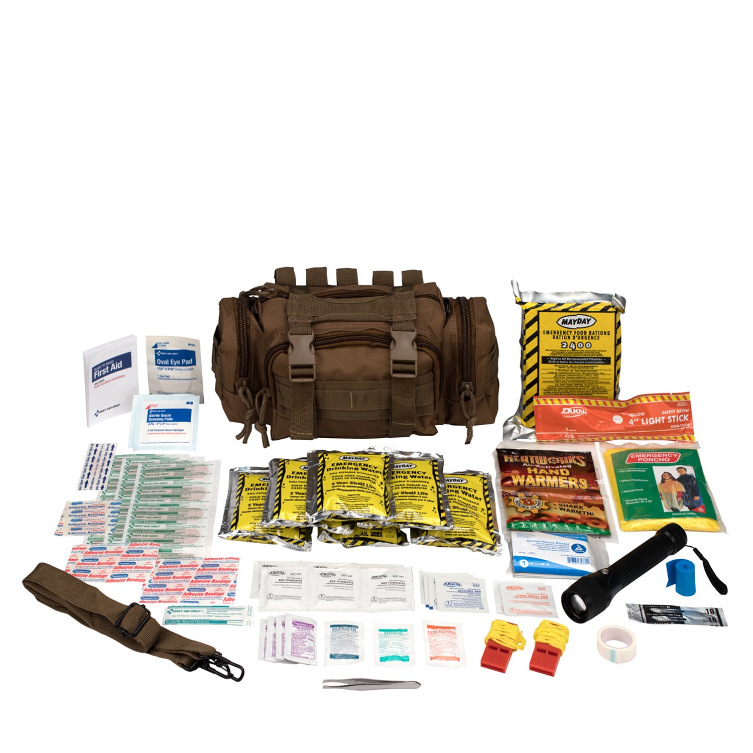Emergency Preparedness, 1 Person, Tan Fabric bg (DROP SHIP ONLY - $150 Minimum Order)