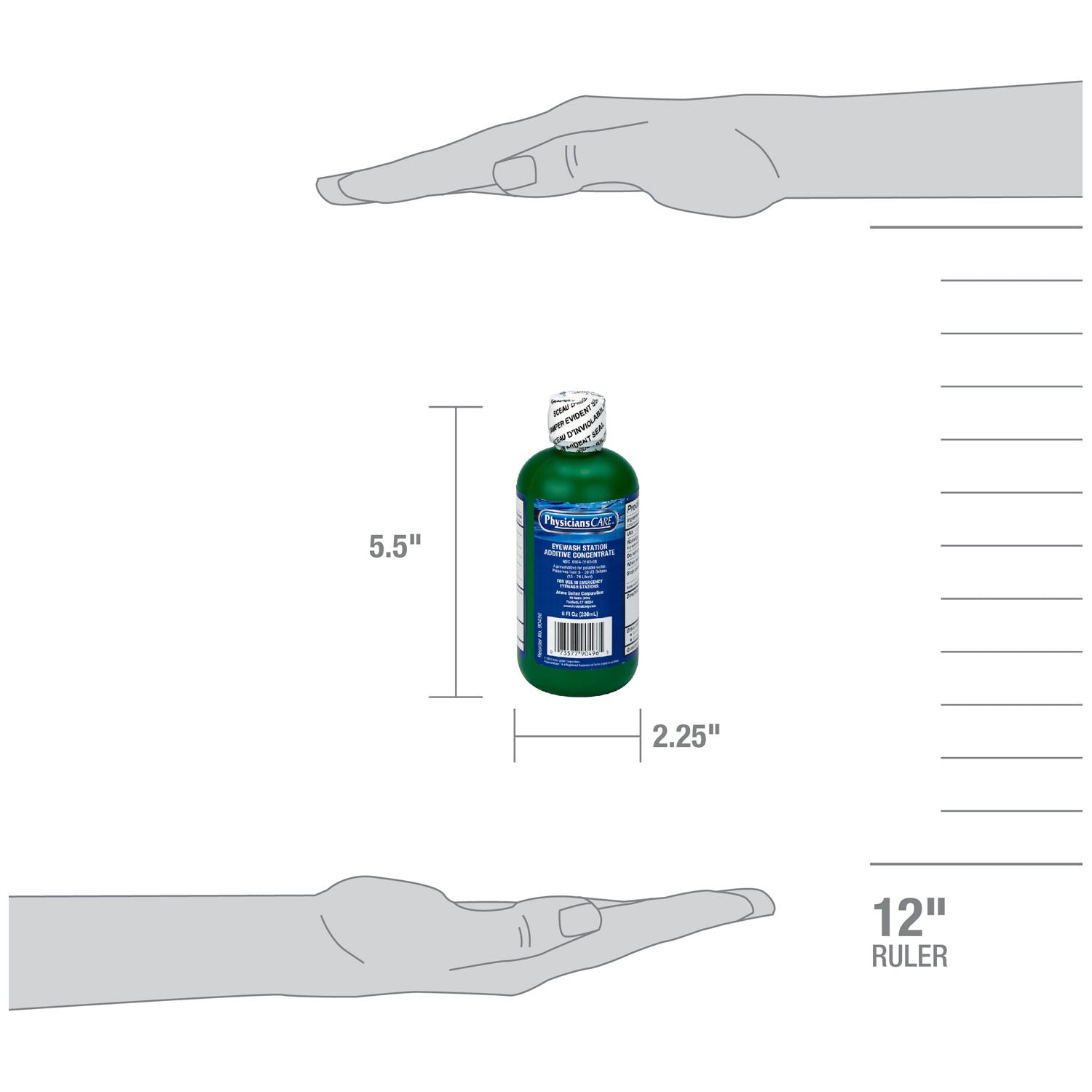 Eyewash Additive, 8oz btl , 12/cs (DROP SHIP ONLY - $150 Minimum Order)
