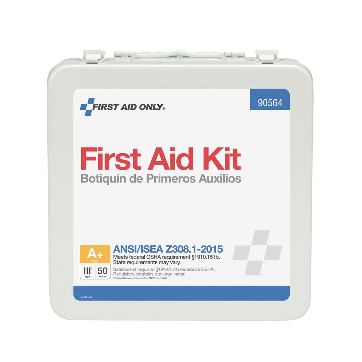 50 Person First Aid Kit, ANSI A+, Metal Case (DROP SHIP ONLY - $150 Minimum Order)