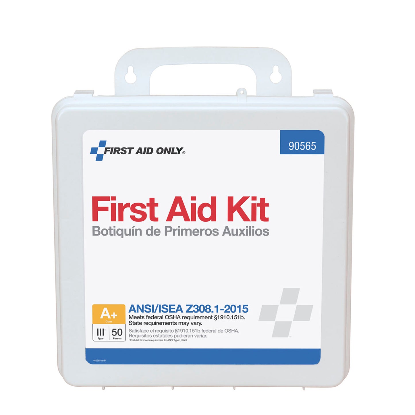 50 Person First Aid Kit, ANSI A+, Plastic Case  (DROP SHIP ONLY - $150 Minimum Order)