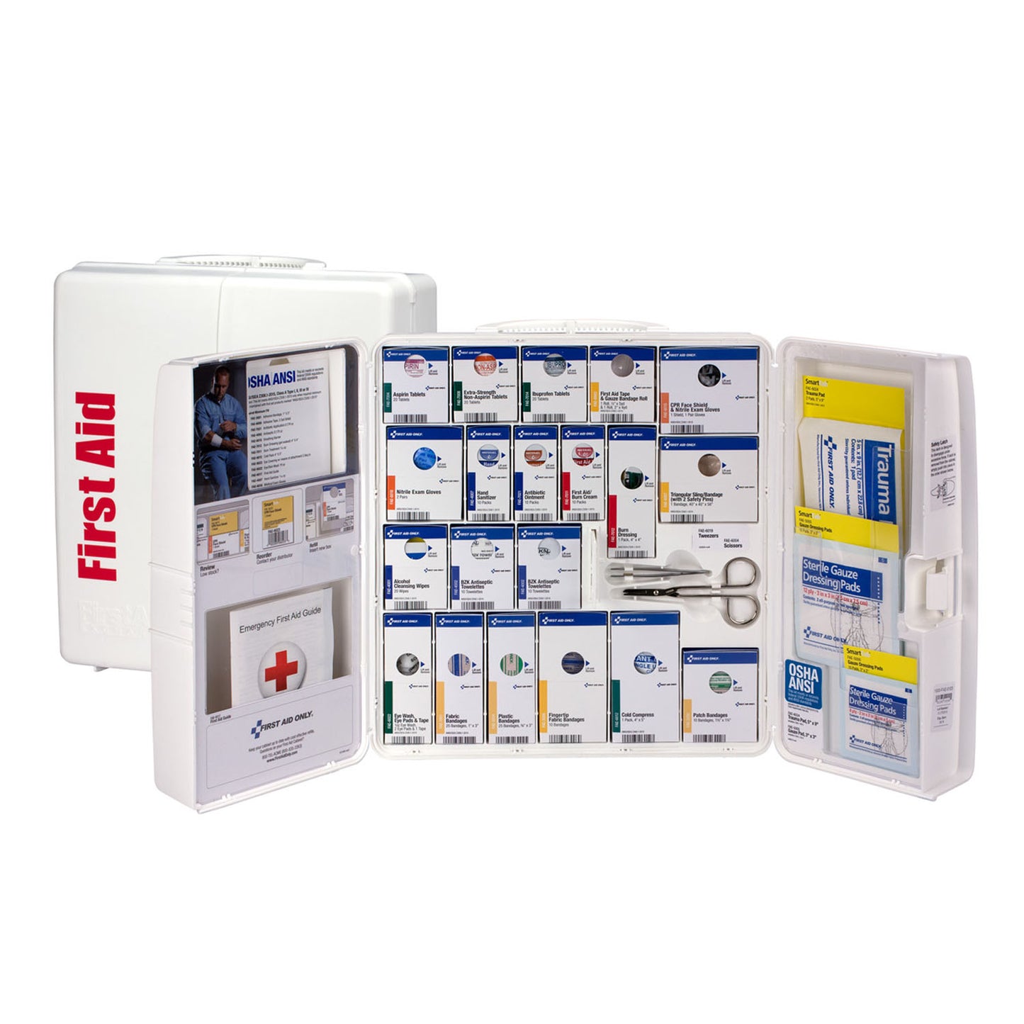 Large Plastic Smart Compliance Cabinet w/ Meds, ANSI A+ (DROP SHIP ONLY - $150 Minimum Order)