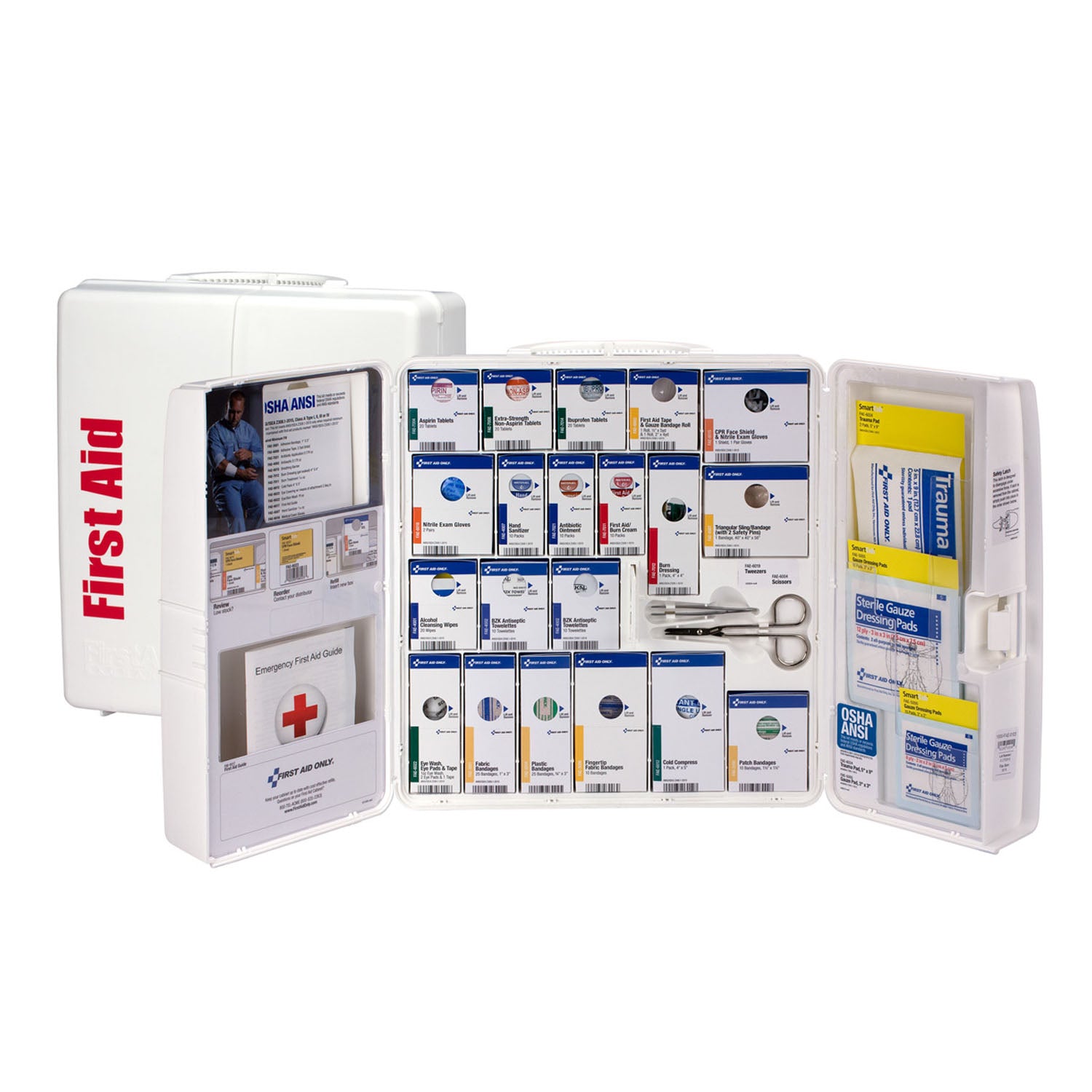 Large Plastic Smart Compliance Cabinet w/ Meds, ANSI A+ (DROP SHIP ONLY - $150 Minimum Order)