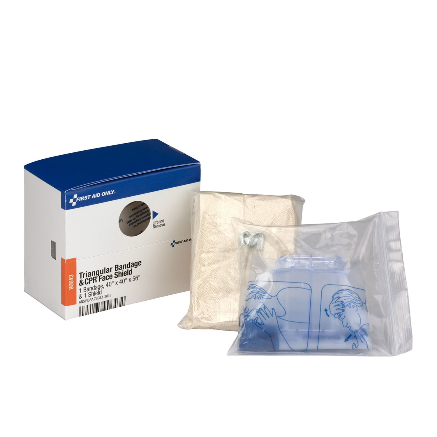 SC Refill, Includes: CPR Mask and Muslin Triangular Bandage (DROP SHIP ONLY - $150 Minimum Order)