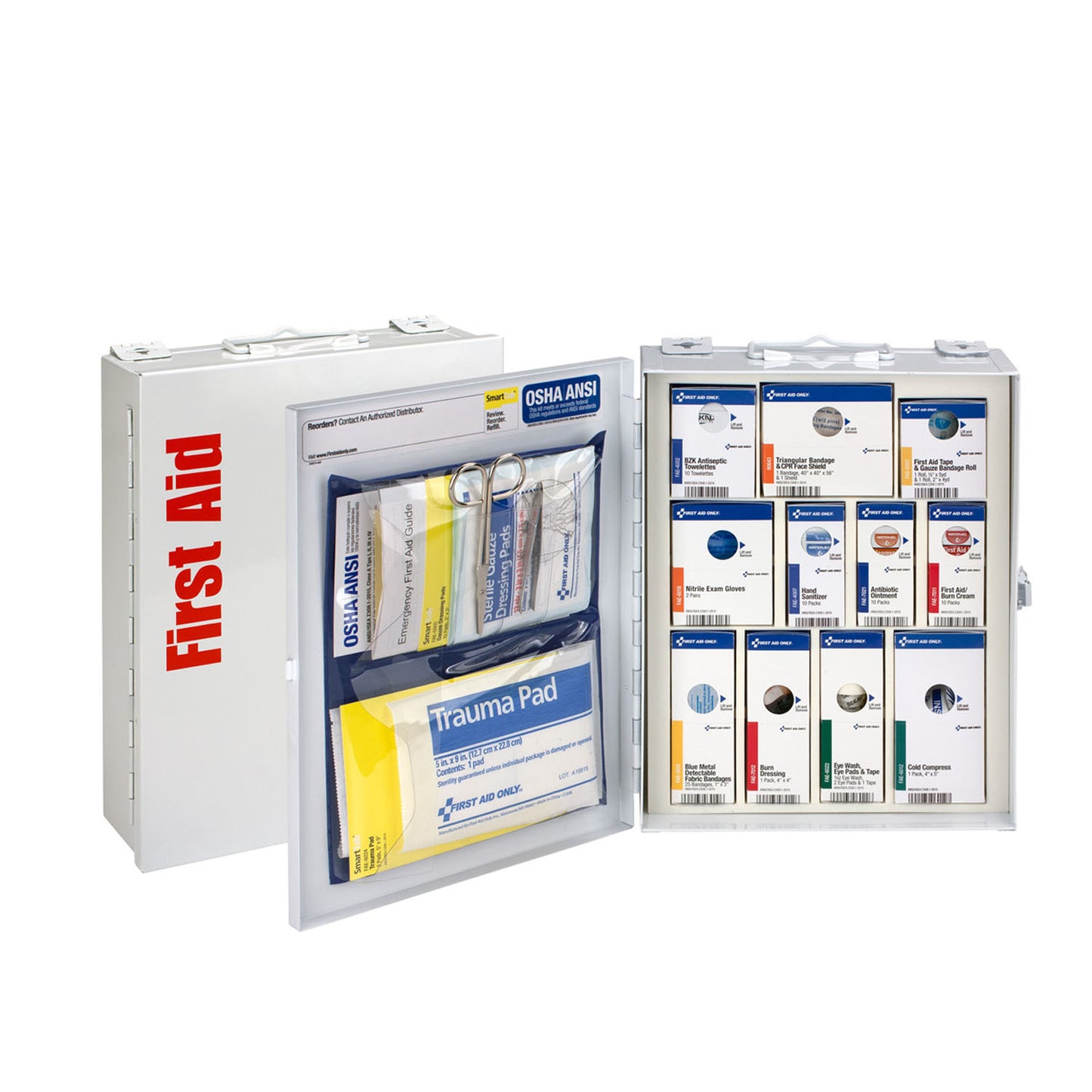 Metal Smart Compliance Food Service Cabinet, Medium, w/o Meds, ANSI A  (DROP SHIP ONLY - $150 Minimum Order)