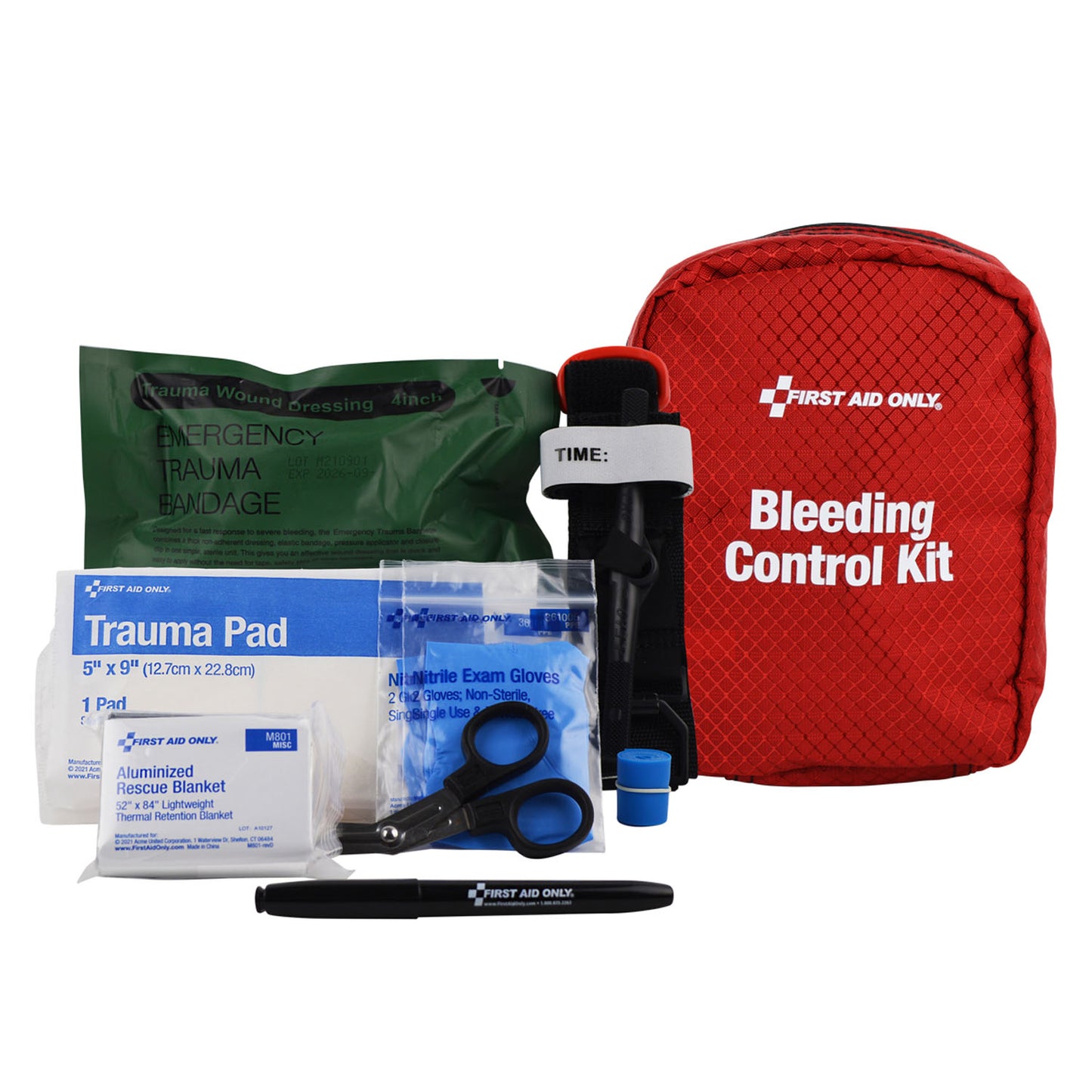 Bleeding Control Kit, Basic, Fabric Case (DROP SHIP ONLY - $150 Minimum Order)