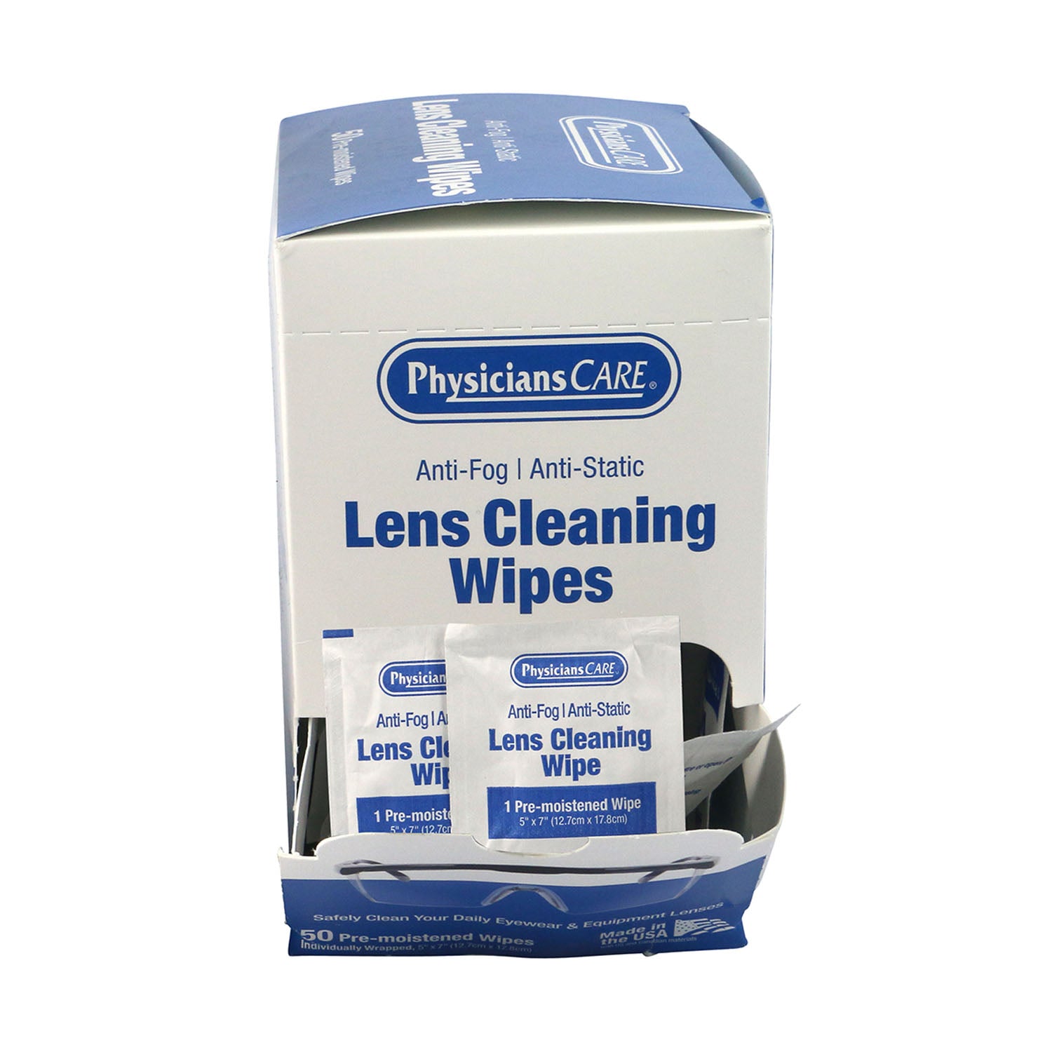 Lens Cleaning Wipes, 50/bx, 20bx/cs  (DROP SHIP ONLY - $150 Minimum Order)