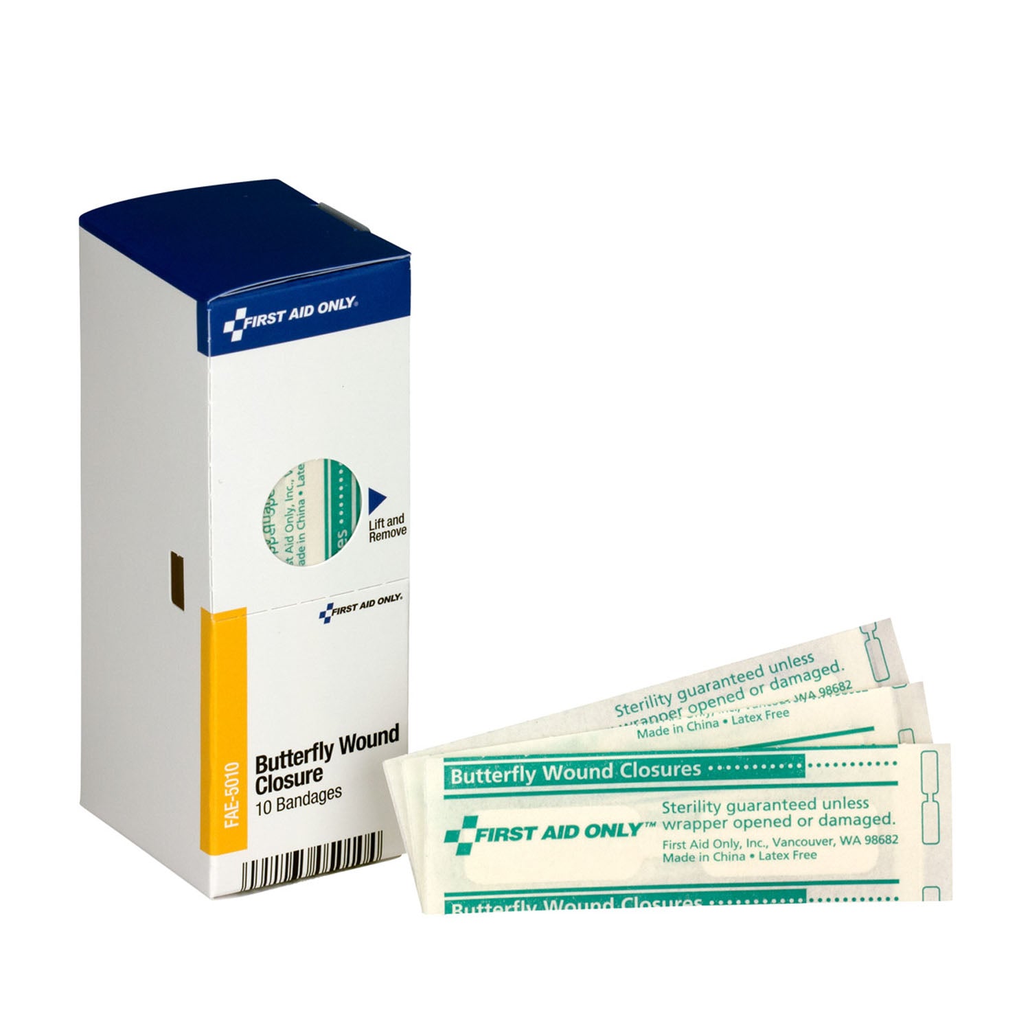 SC Refill, Includes: Butterfly Wound Closures, 10/bx (DROP SHIP ONLY - $150 Minimum Order)
