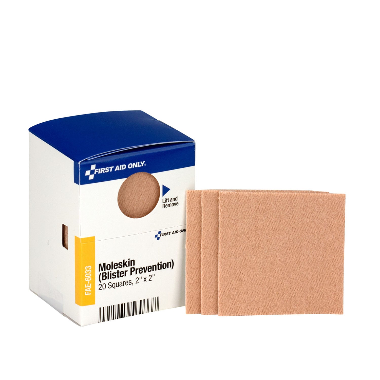SC Refill, Includes: Moleskin Blister Bandages, 20/bx (DROP SHIP ONLY - $150 Minimum Order)