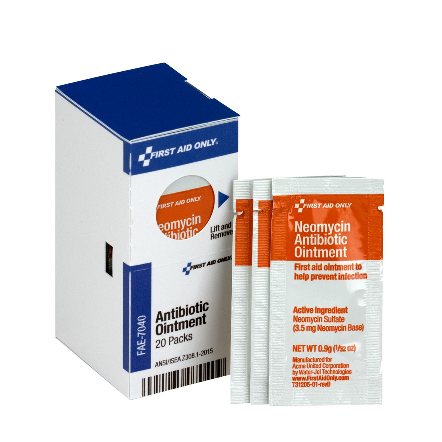 SC Refill, Includes: Antibiotic Ointment, 20/bx (DROP SHIP ONLY - $150 Minimum Order)