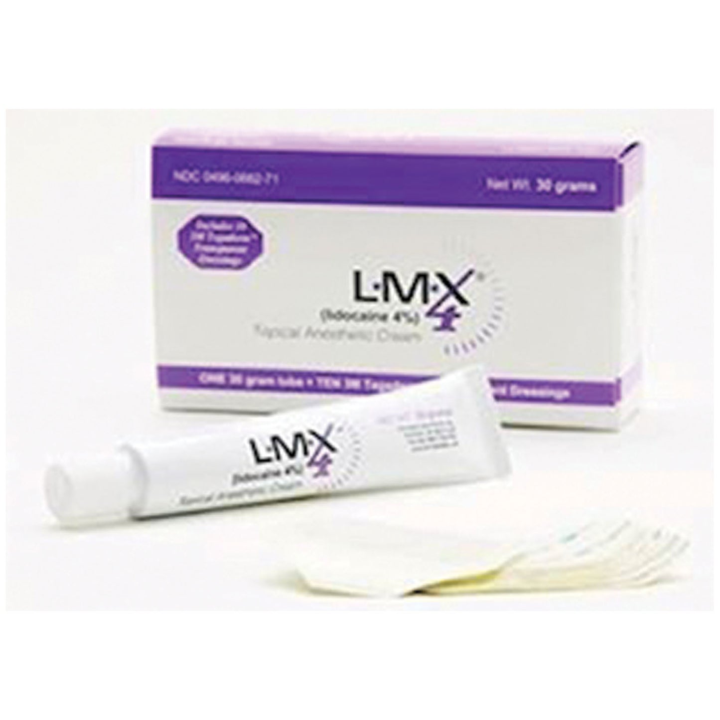 Anesthetic Cream with Transparent Dressings, 30g Tube (US Only-No Puerto Rico)