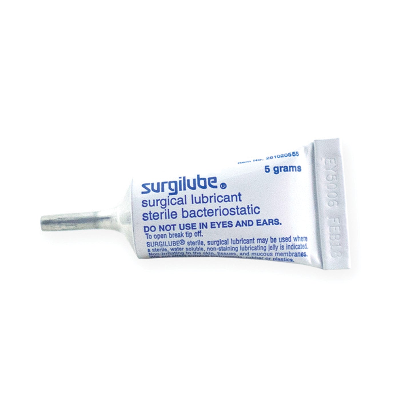 SURGILUBE 5gm Tube (Metal Tube - Elongated Tip), 48/bx