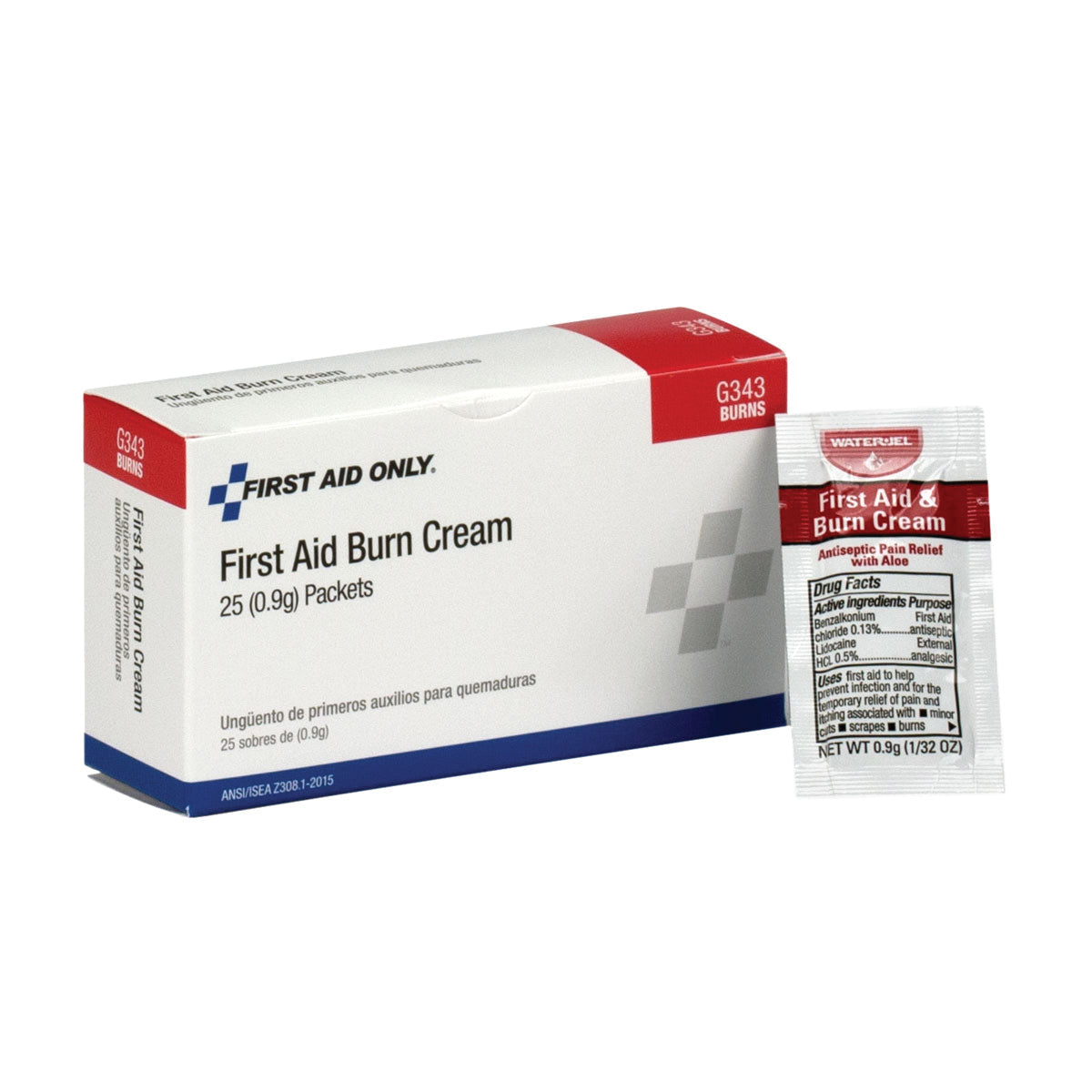First Aid Burn Cream, 25/bx  (DROP SHIP ONLY - $150 Minimum Order)