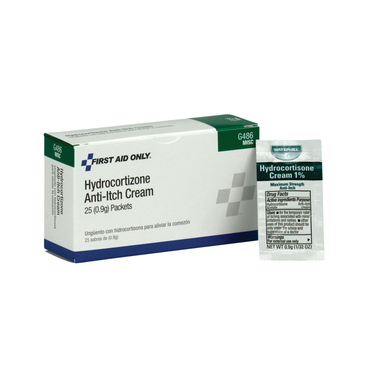 Hydrocortisone Cream, 25/bx, 30bx/cs (DROP SHIP ONLY - $150 Minimum Order)