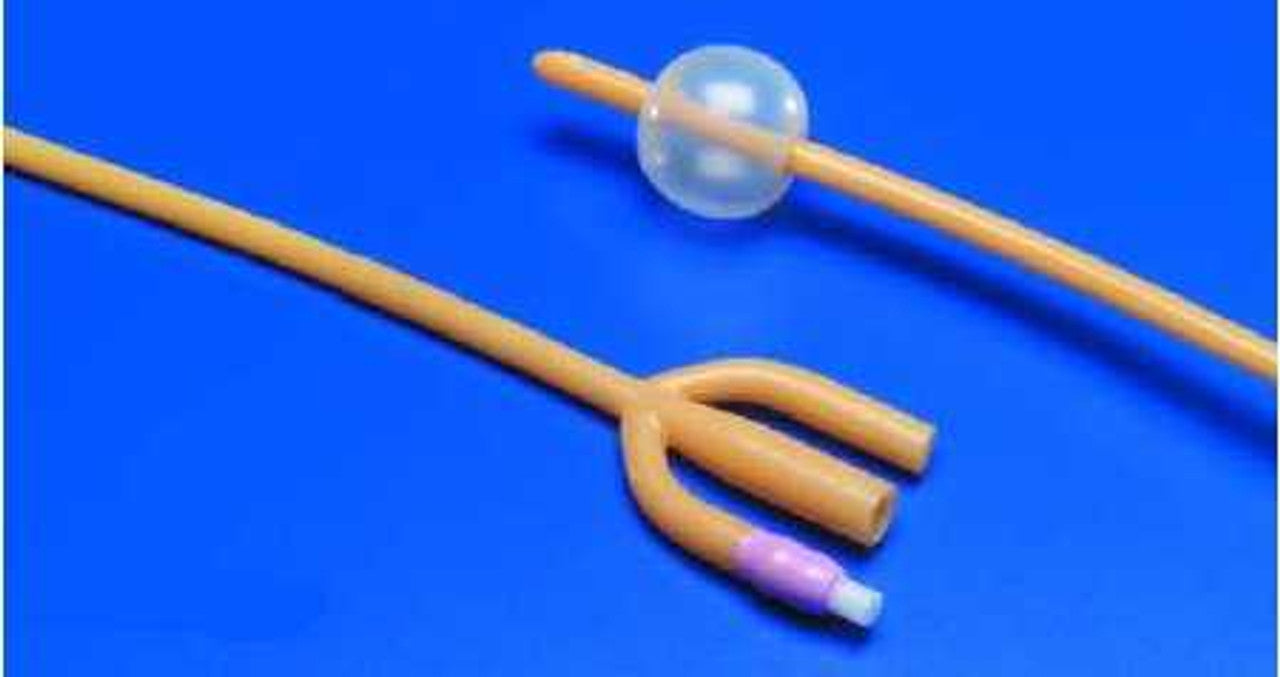Foley Catheter, 30cc, Balloon, 3-Way, 16FR, 16"L, 10/ctn (Continental US Only)