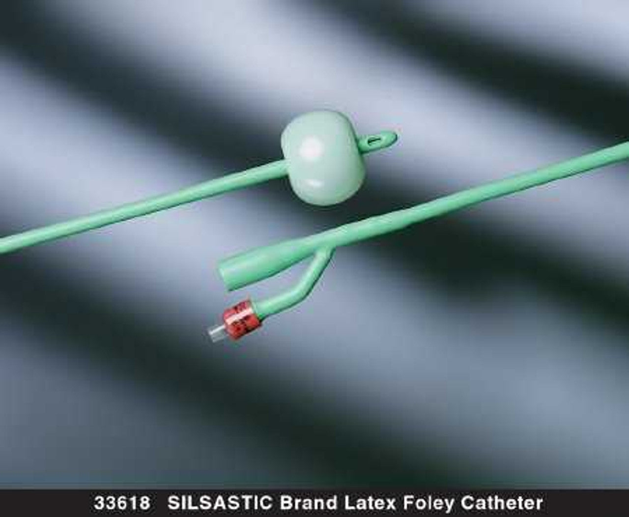 Silastic Foley Catheter, 2-Way, Specialty, Round Tip, Two Opposing Drainage Eyes, 16 FR, 5cc Balloon, 10/cs (US Only)