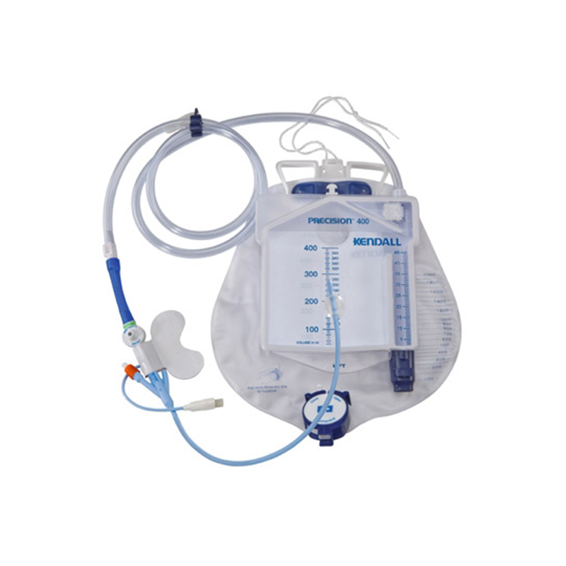 400mL Urine Meter Foley Tray, 16FR, 5cc Silicone Foley Catheter, 10/cs