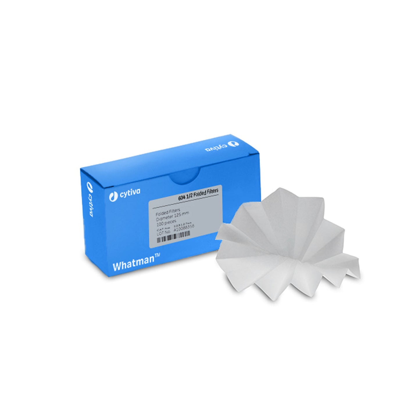 Filter Circle, 150mm Dia, Folded Prepleated Grade 604_, 100/pk