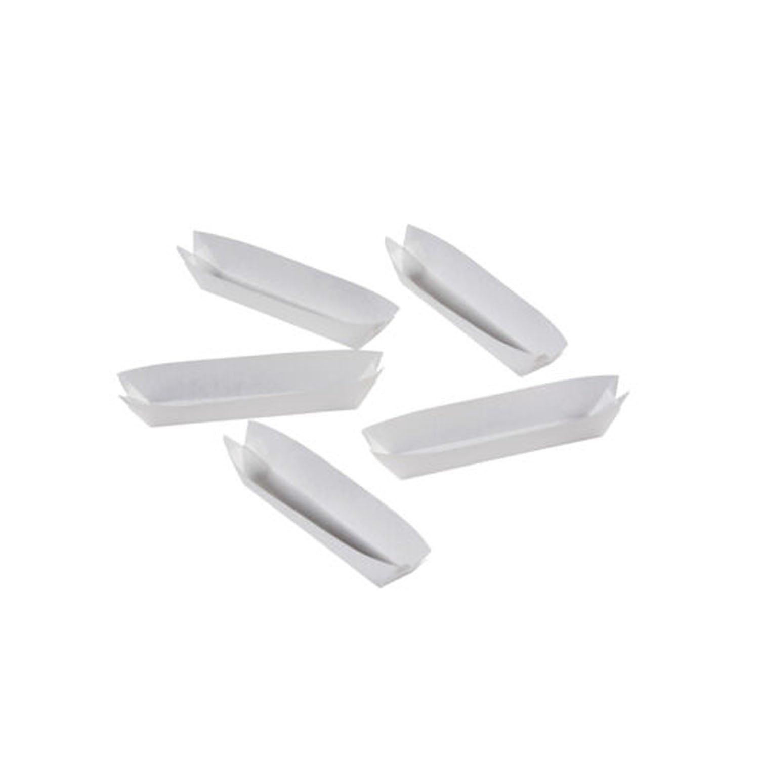 Weighing Papers, Kjeldahl Weighing Boat, 55mm x 10mm x 10mm, Grade 609, 100/pk