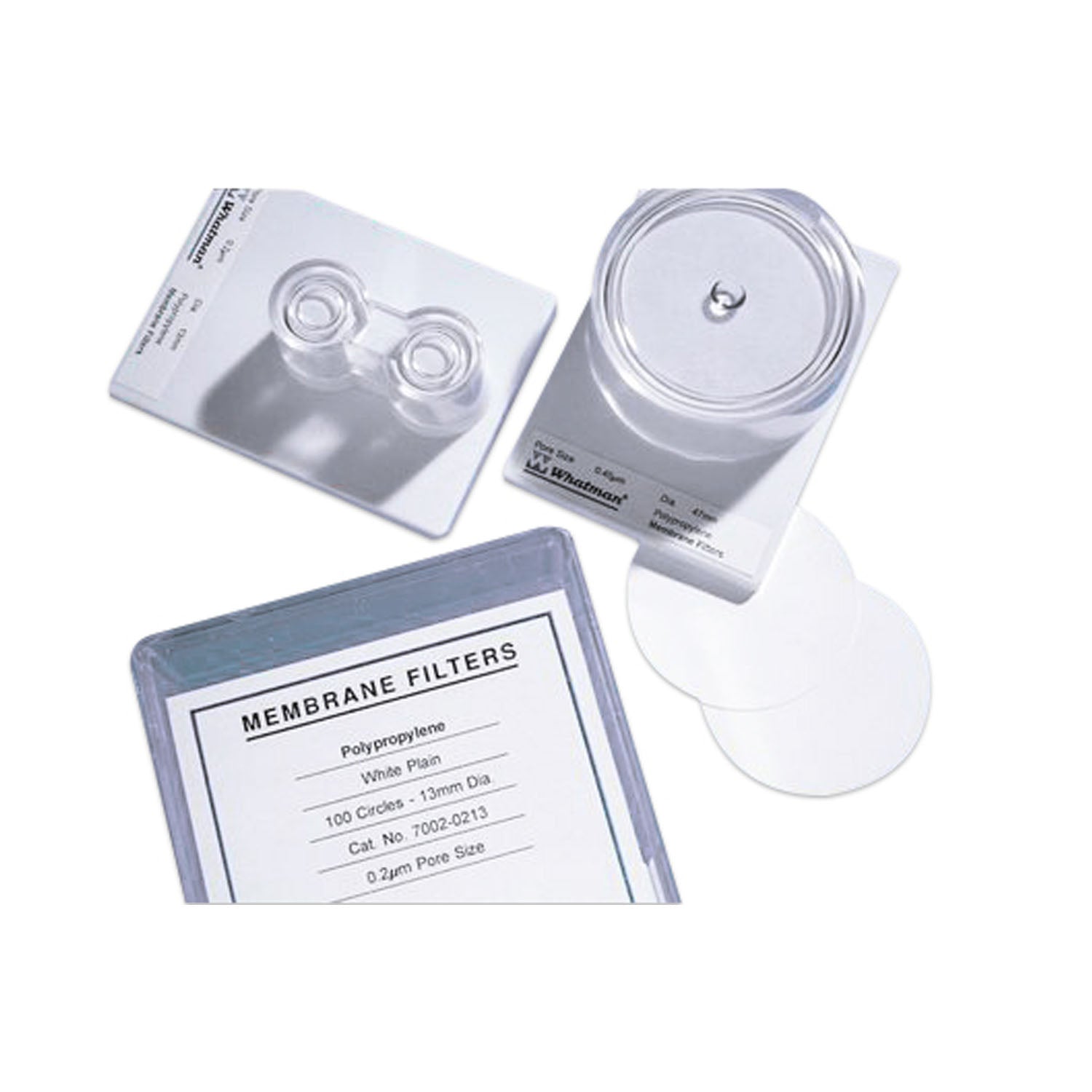 Filter Circles, 47mm Dia, Cellulose Nitrate, 0.45m Pore Size, Plain White, Sterile, 100/pk