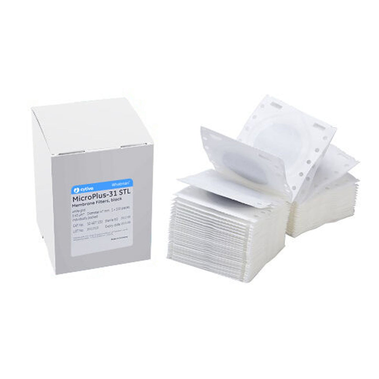 Membrane Filtration, MicroPlus-31 (Cellulose Nitrate), 50mm Dia, Black, White Grid, Single Sterile Packed, 100/pk