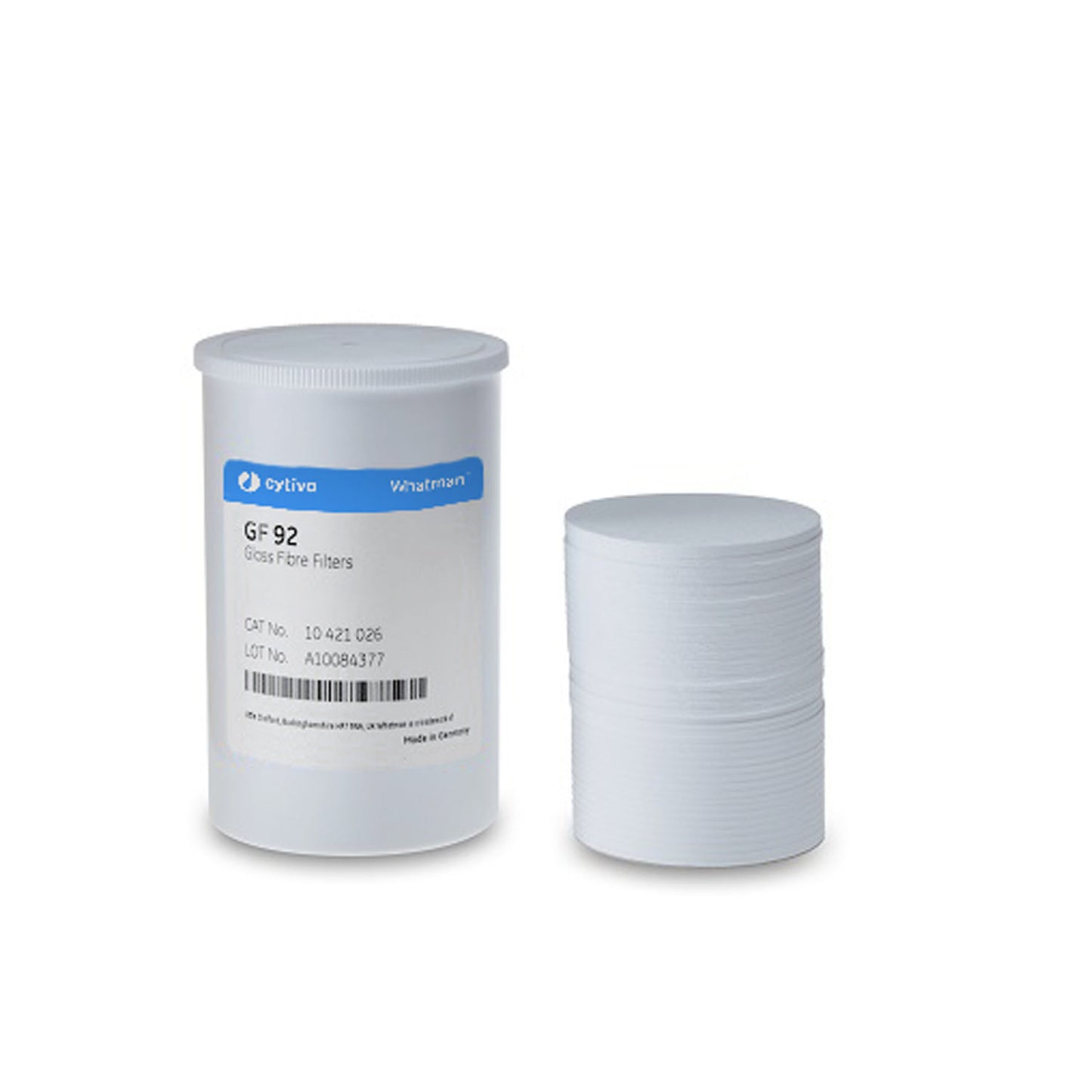 Filter Circles, 42mm Dia, with Binder Grade GF 92, 200/pk