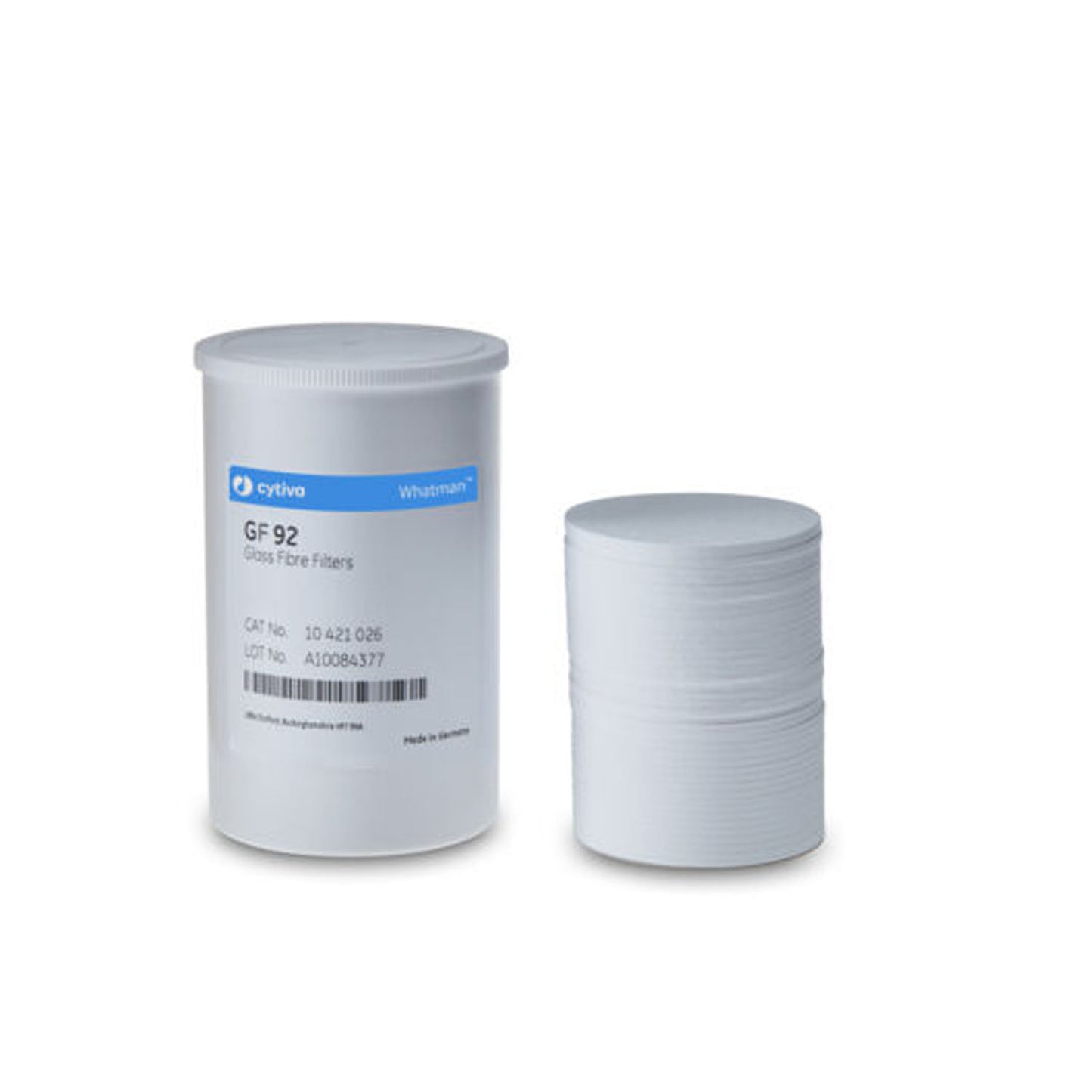 Filter Circles, 142mm Dia, with Binder Grade GF 92, 100/pk