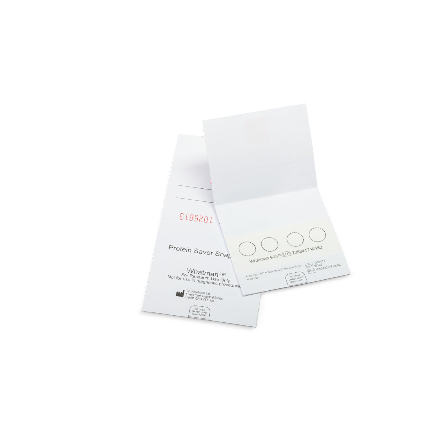 903 Protein Saver Snap-Apart Card, 100/pk