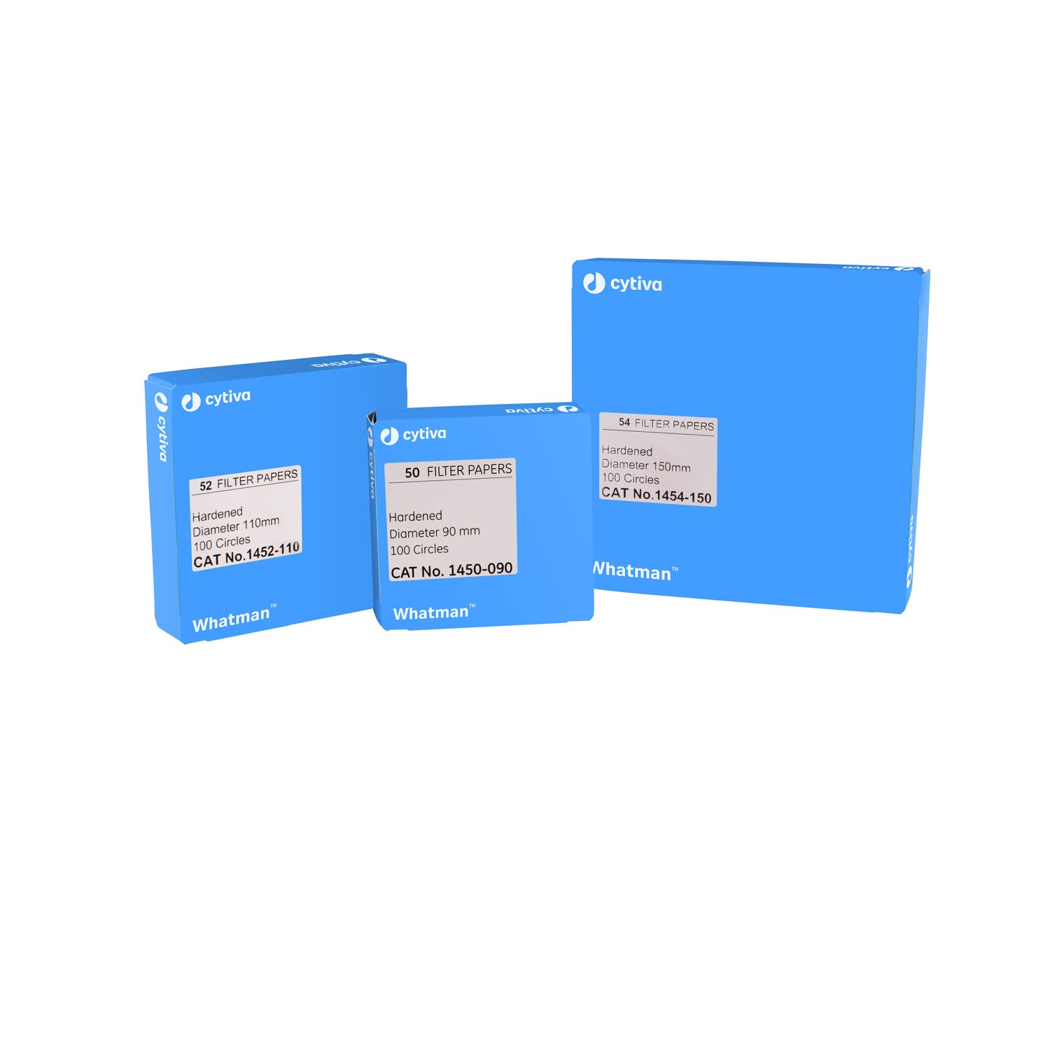 Filter Circles, 110mm Dia, Hardened Low Ash Grade 54, 100/pk